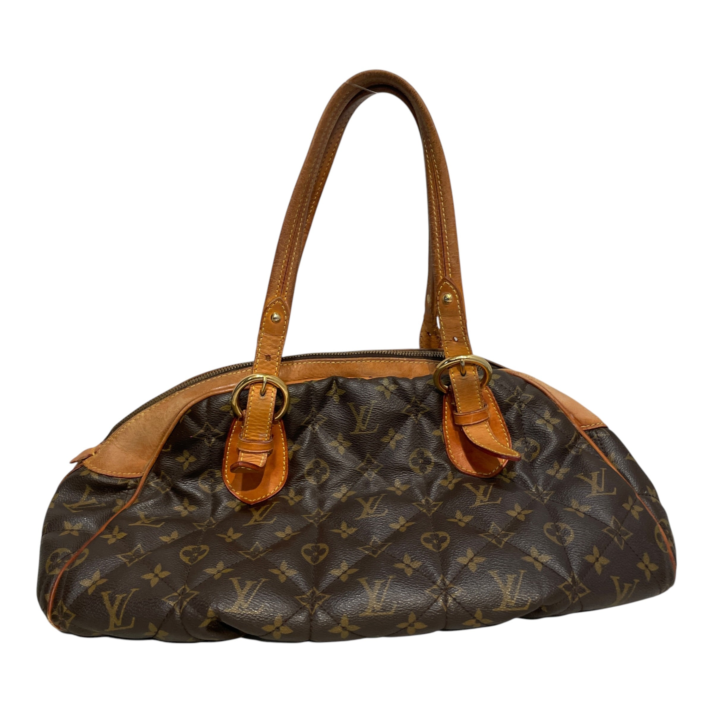 LOUIS VUITTON/Hand Bag/Monogram/Leather/BRW/Monogram Etoile Bowling Bag view 3