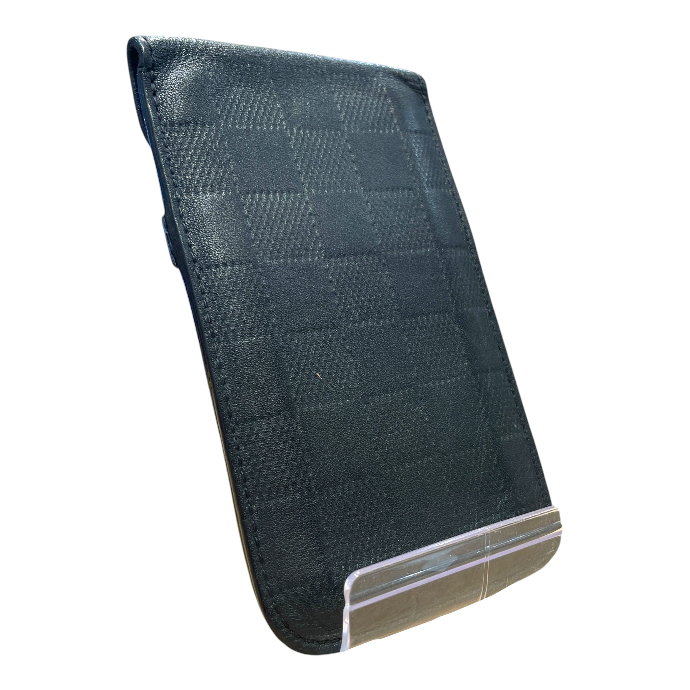 LOUIS VUITTON/Accessories/Monogram/Leather/BLK/M's/Damier Phone Case view 2
