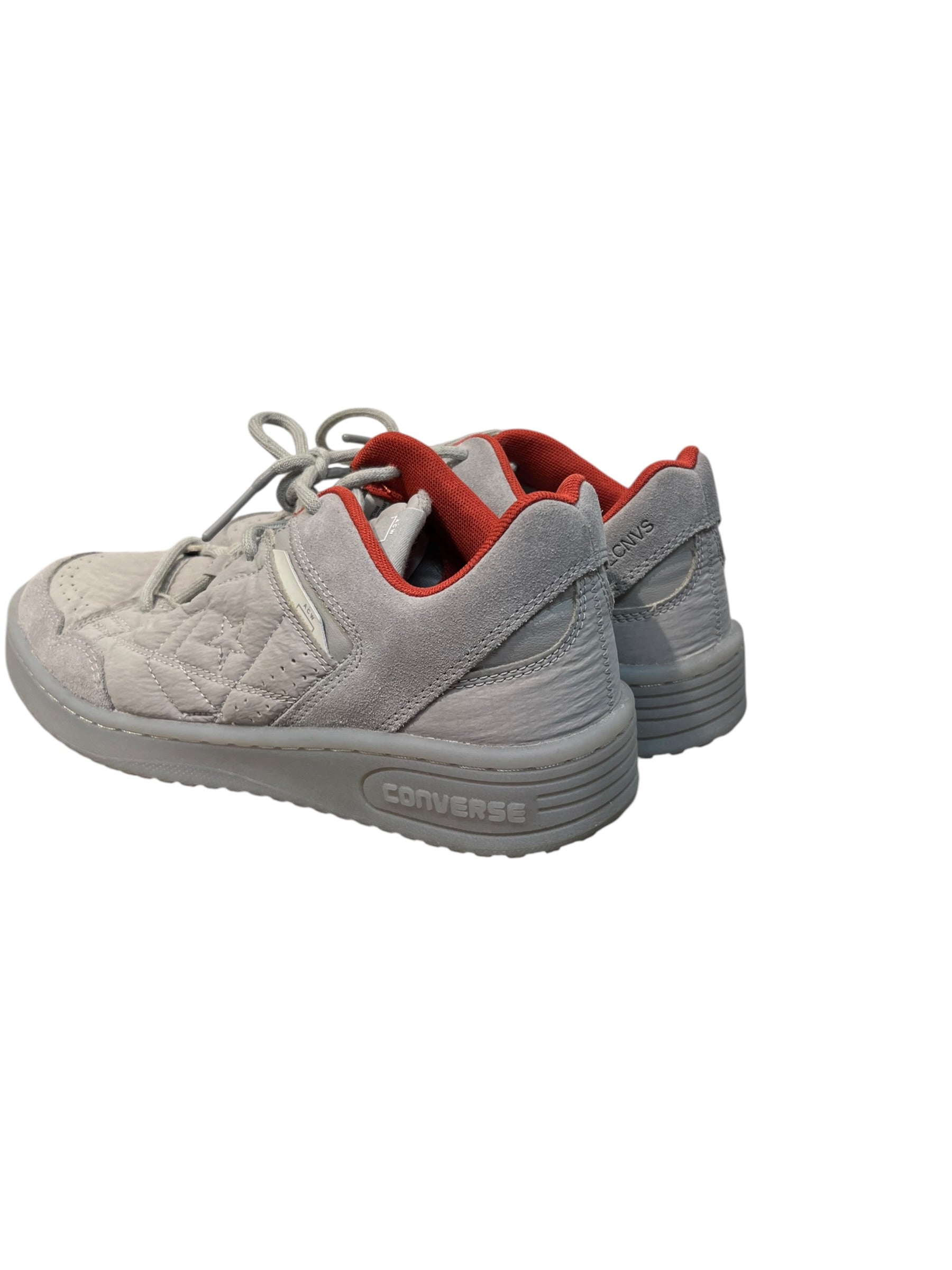 CONVERSE/A-COLD-WALL/Low-Sneakers/US 9/Cotton/GRY/red interior 'ACW_CNVS' view 2