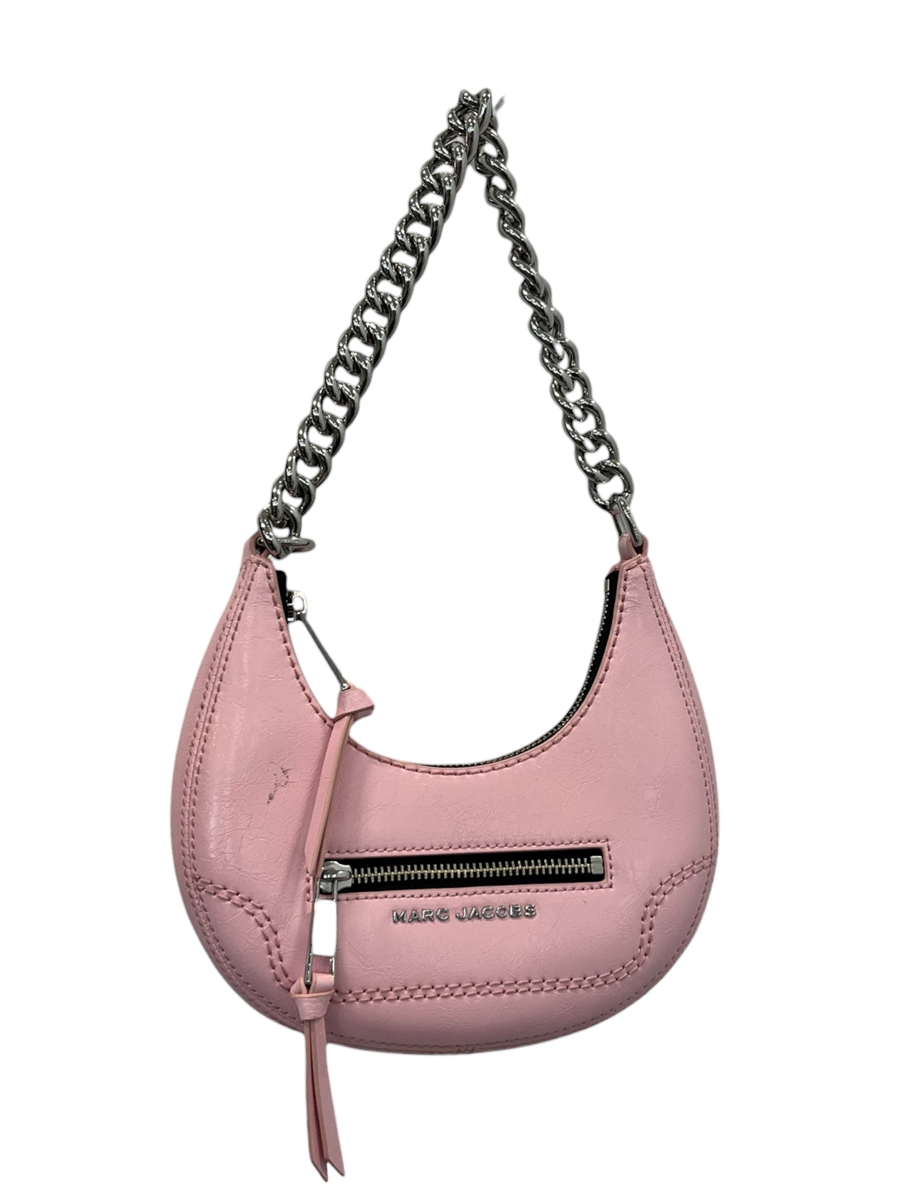 MARC JACOBS/Bag/Leather/PNK/MINI CRESCENT CRINKLE view 1