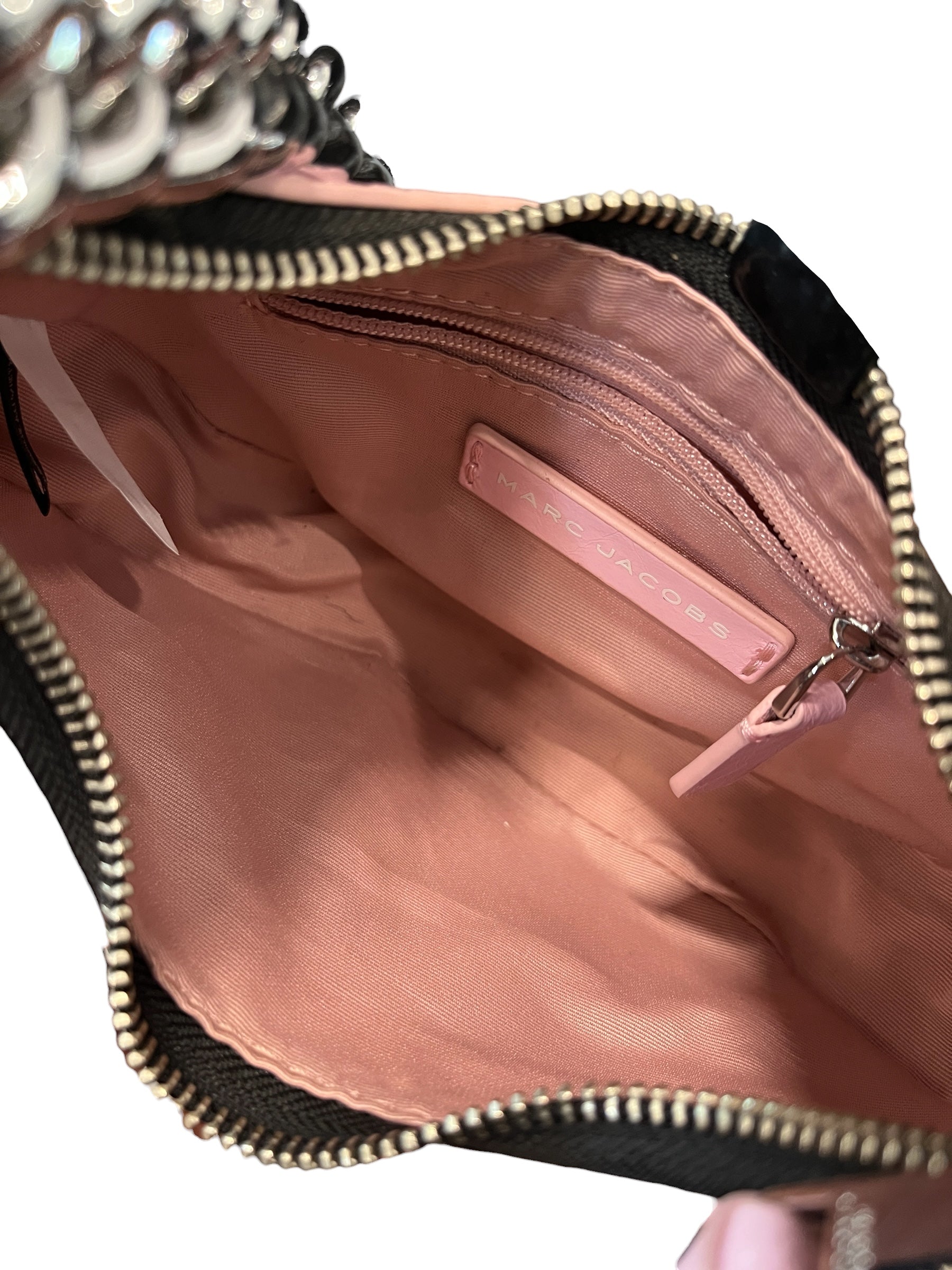 MARC JACOBS/Bag/Leather/PNK/MINI CRESCENT CRINKLE view 4