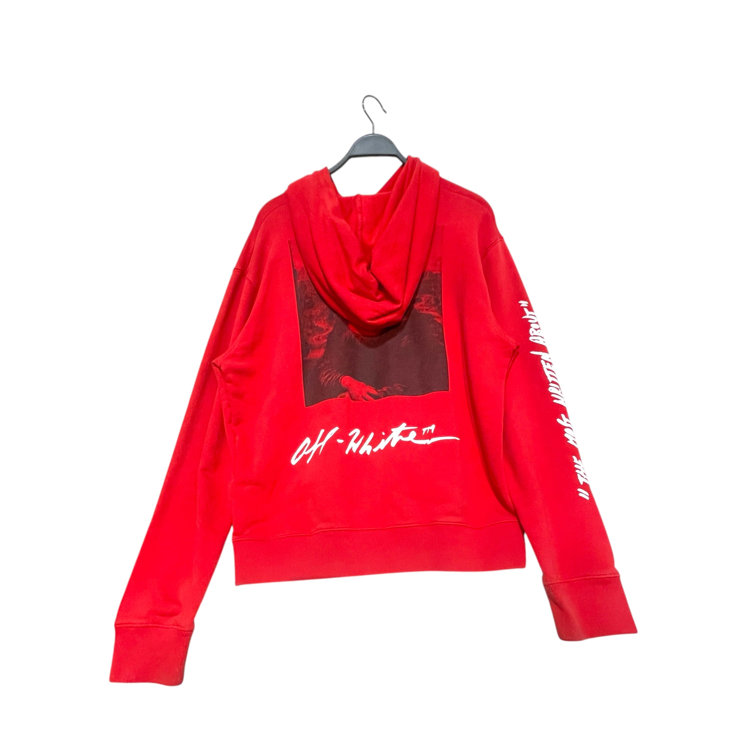 OFF-WHITE/Hoodie/XL/Graphic/Cotton/RED/Mona Lisa Graphic Print 2019 view 2