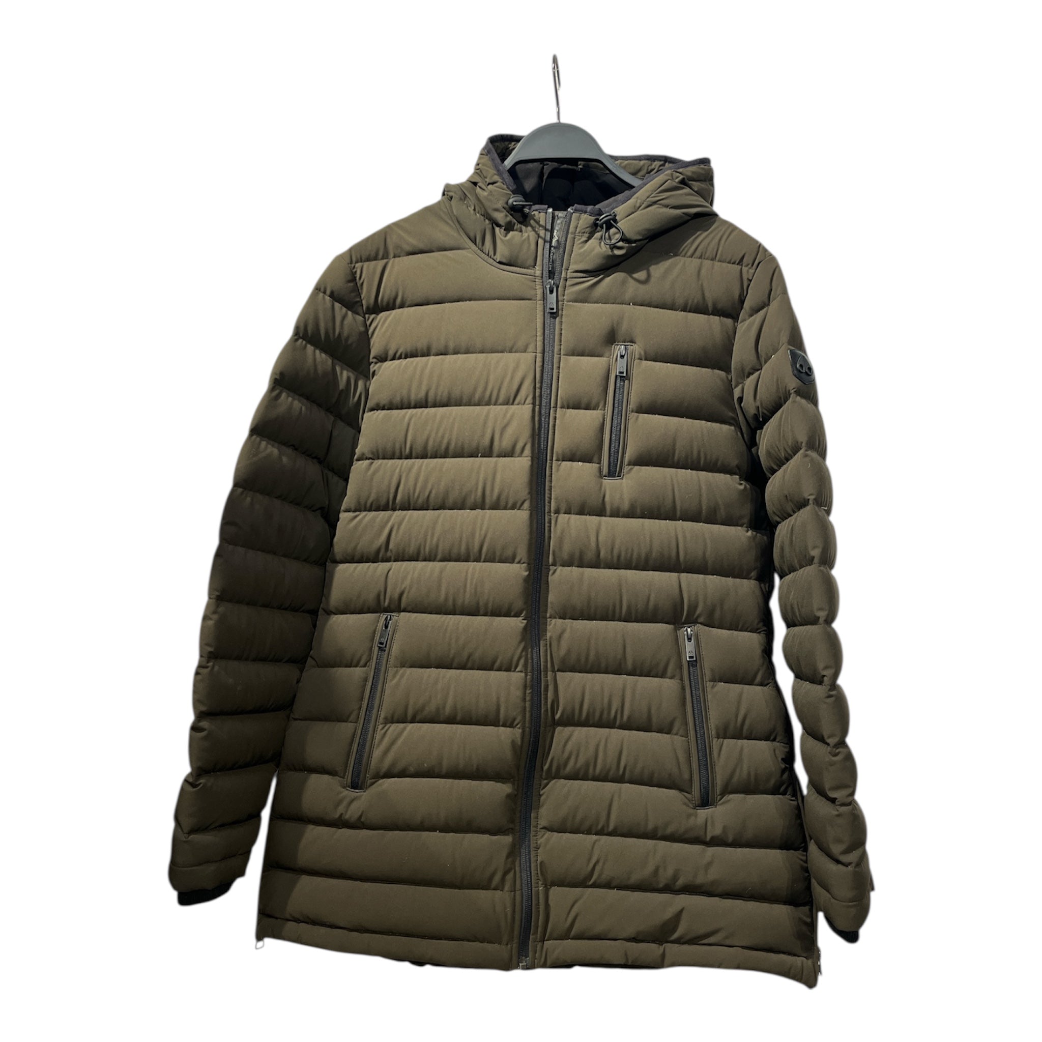 MOOSE KNUCKLES/Puffer Jkt/L/Polyester/GRN/SIDEZIPPERS view 1