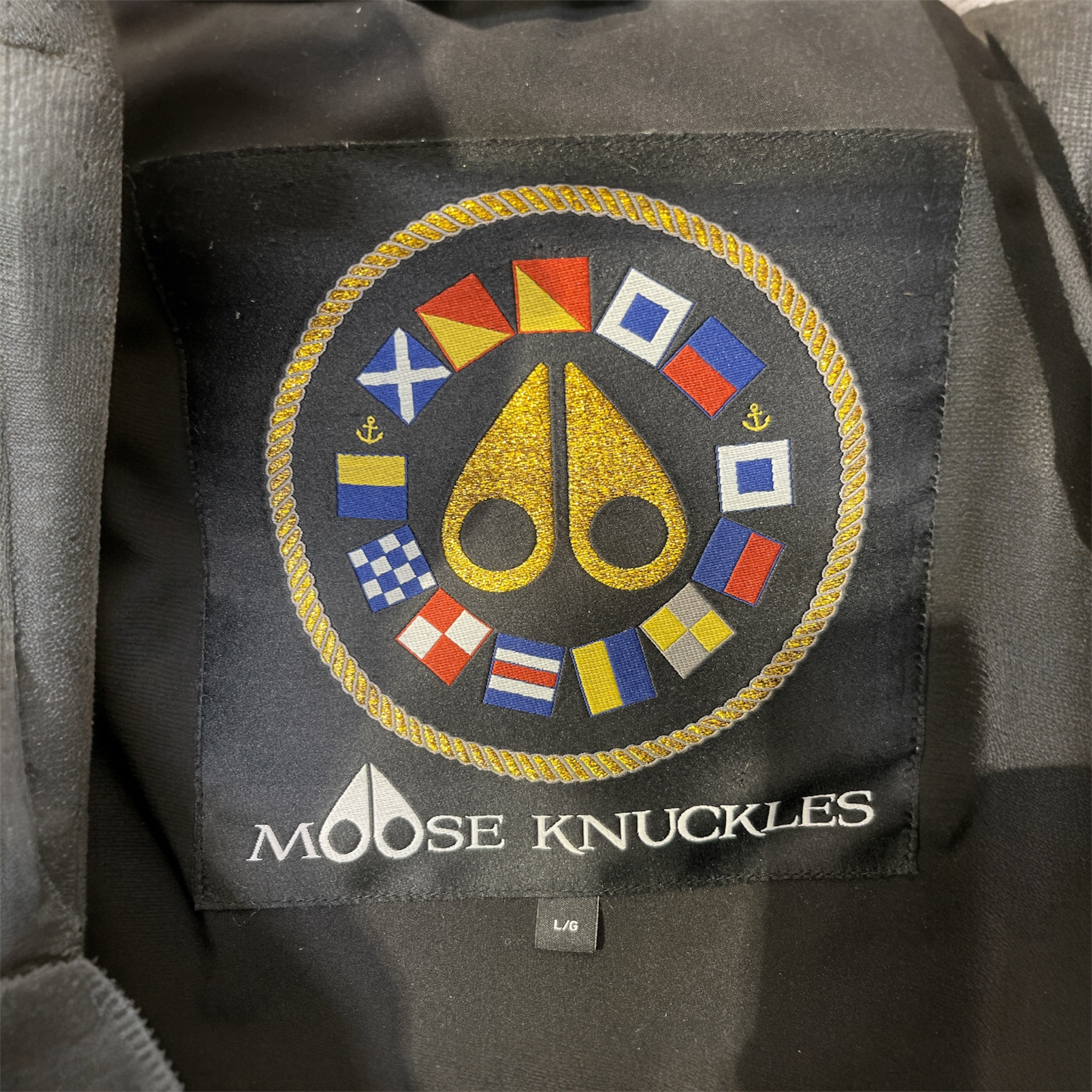 MOOSE KNUCKLES/Puffer Jkt/L/Polyester/GRN/SIDEZIPPERS view 3