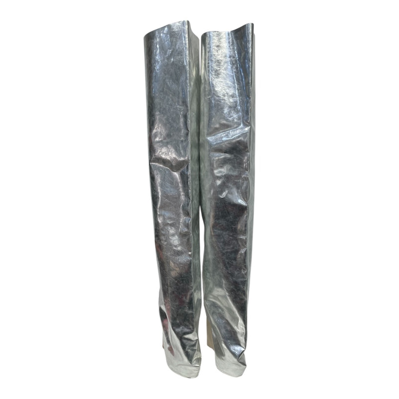 GARETH PUGH/Long Boots/EU 40/SLV/2017 VINYL BOOT COVER