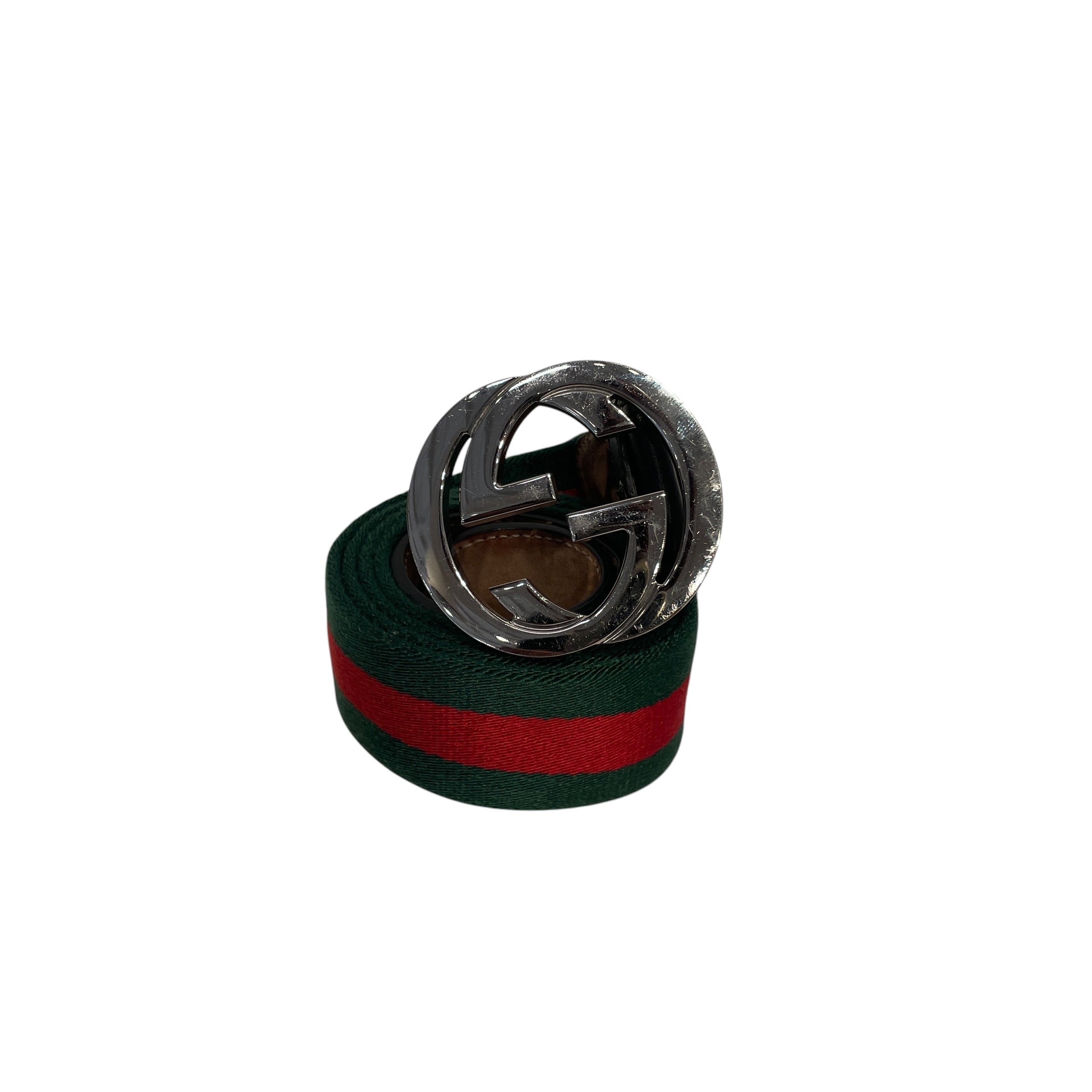 GUCCI/Belt/Cotton/GRN/ view 1