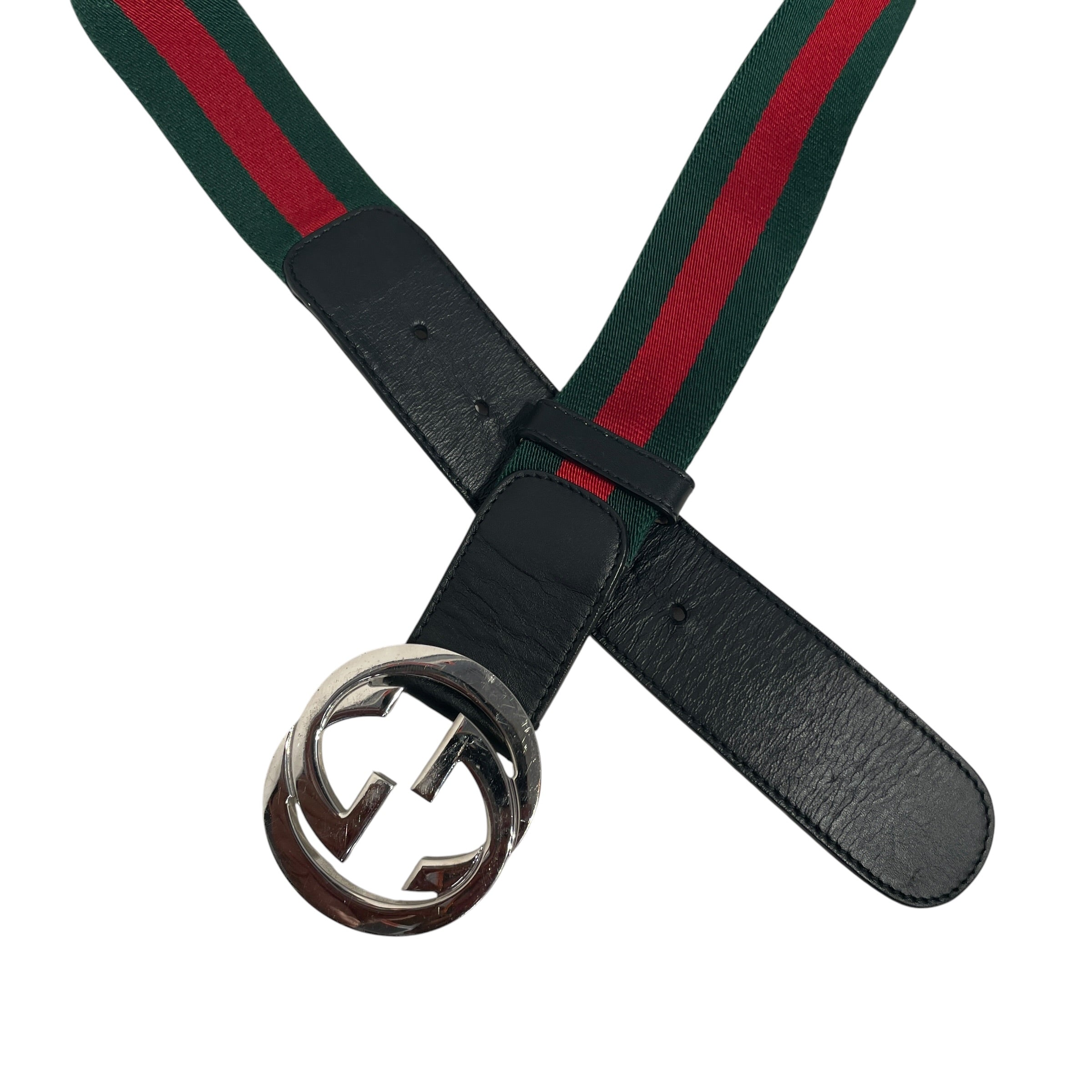 GUCCI/Belt/Cotton/GRN/ view 2