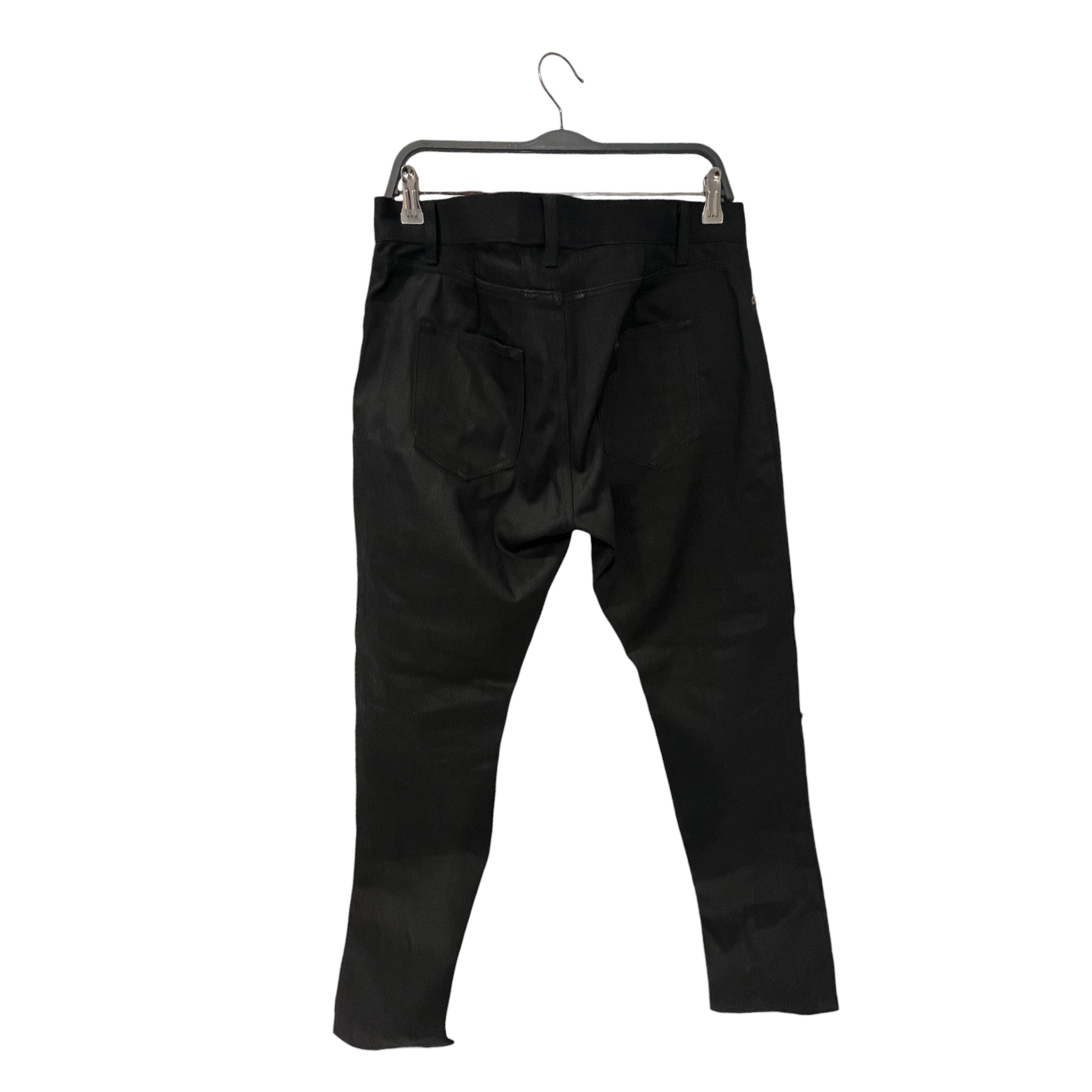 SAINT LAURENT/Skinny Pants/34/Cotton/BLK/SKINNY view 2