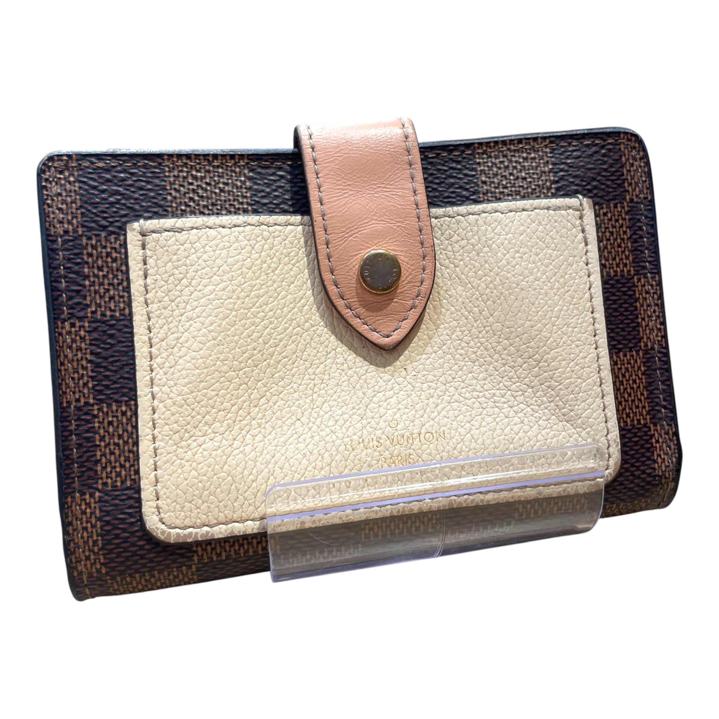 LOUIS VUITTON/Bifold Wallet/Monogram/Leather/BRW/L's/Juliette Damier Ebene Wallet view 2
