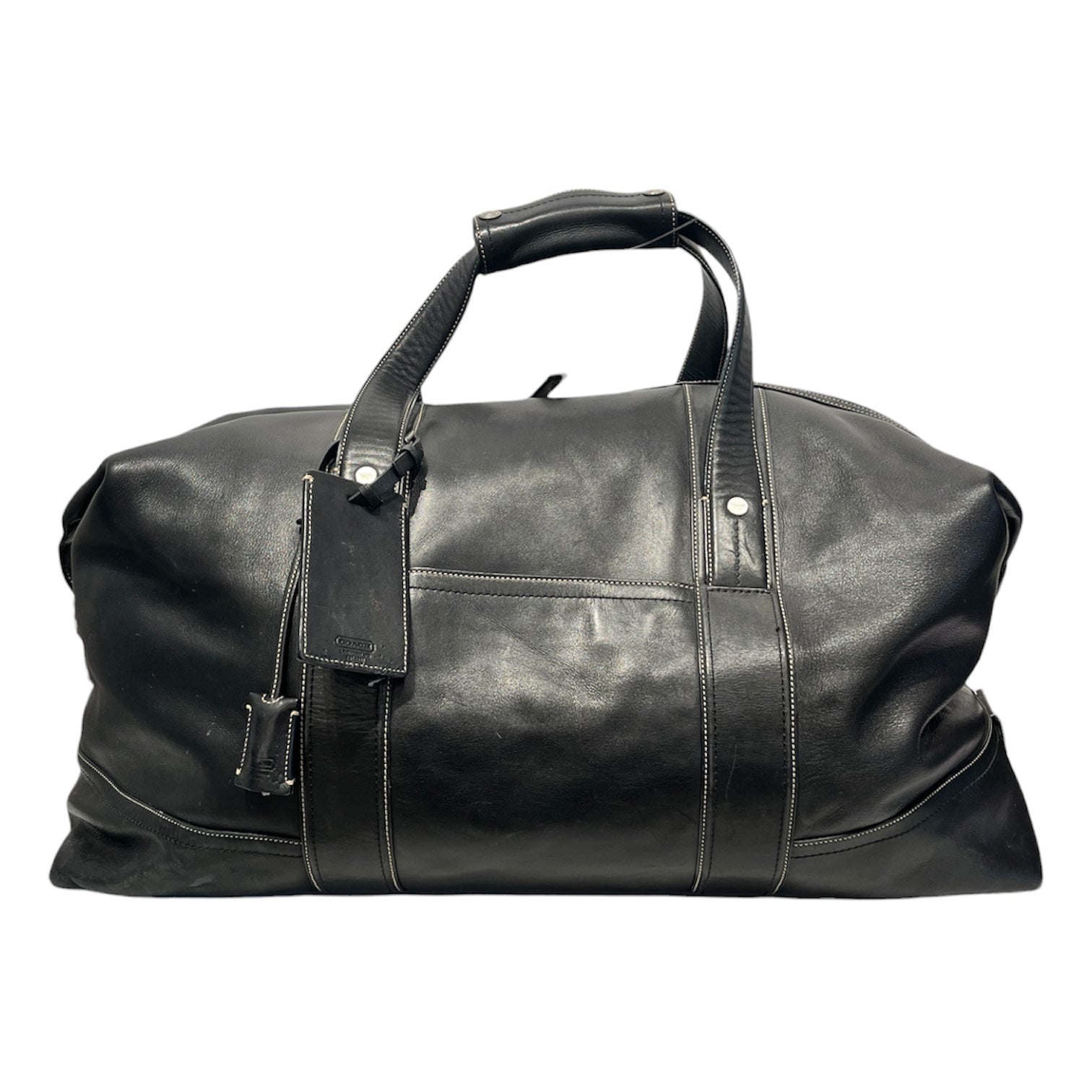 COACH/Luggage/Leather/BLK/Jumbo Duffle view 2
