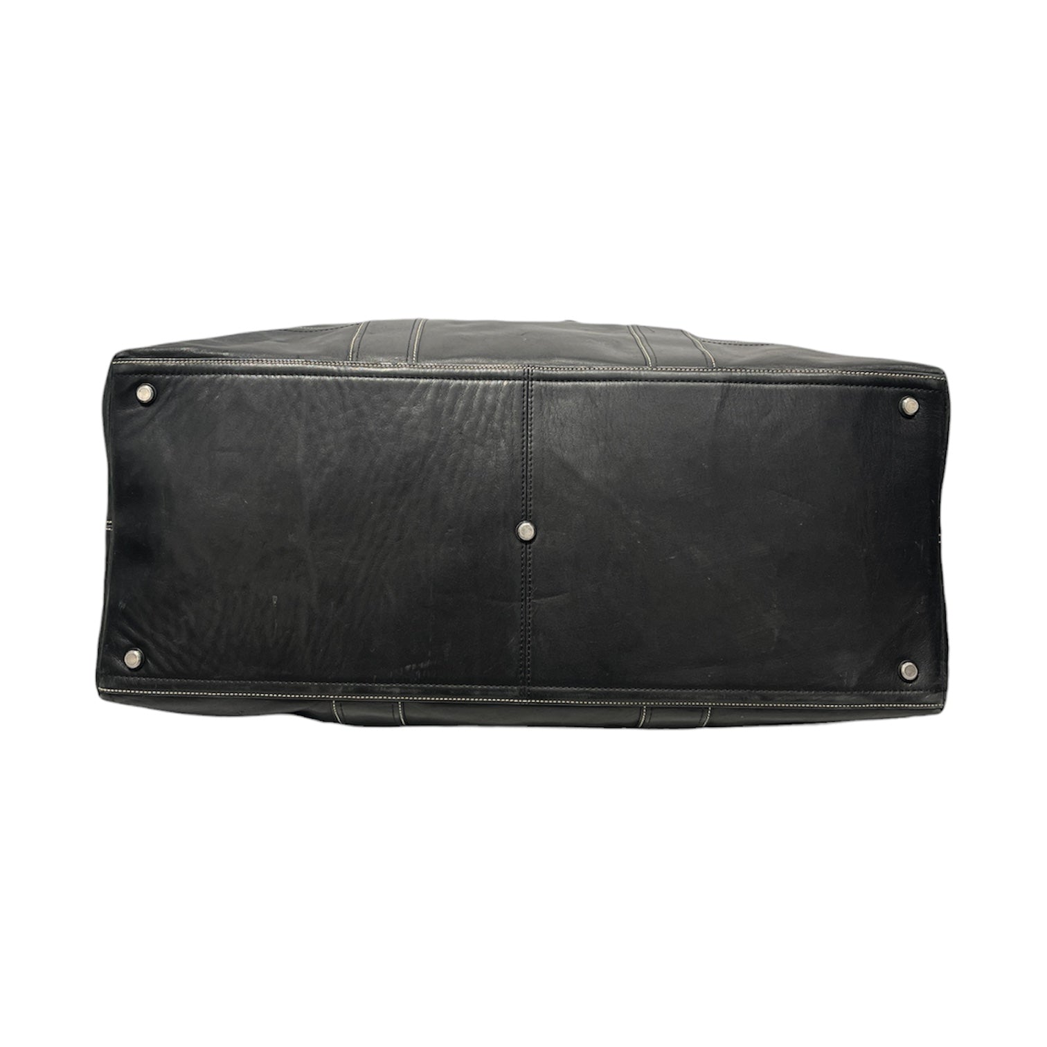 COACH/Luggage/Leather/BLK/Jumbo Duffle view 3