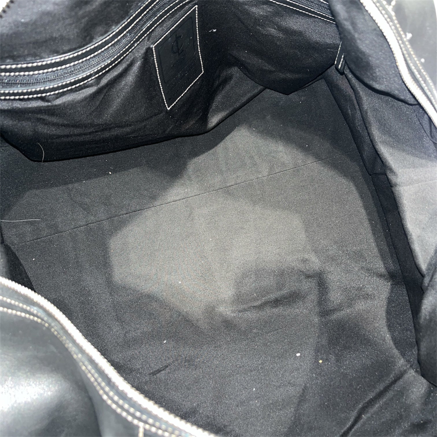 COACH/Luggage/Leather/BLK/Jumbo Duffle view 4