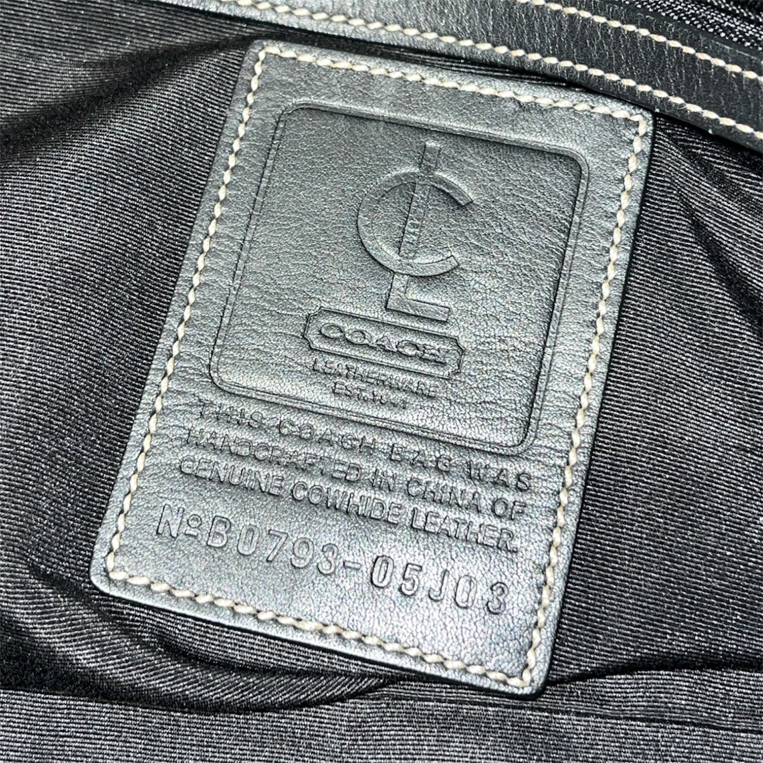 COACH/Luggage/Leather/BLK/Jumbo Duffle view 5
