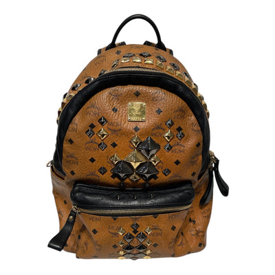 MCM/Backpack/OS/Leather/BLK/l0594