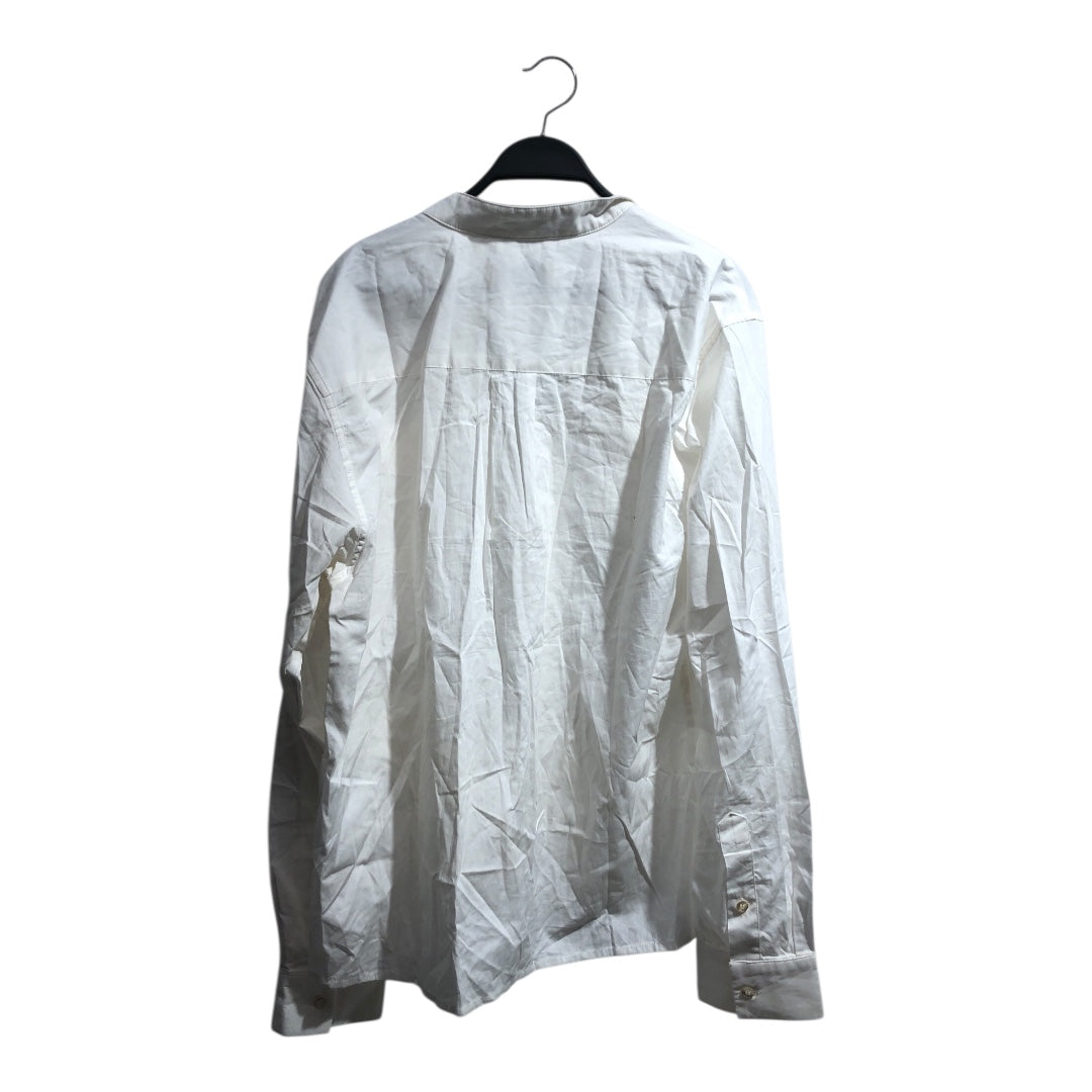 PYER MOSS/LS Shirt/L/Cotton/WHT/button up w/ rings on pockets view 2