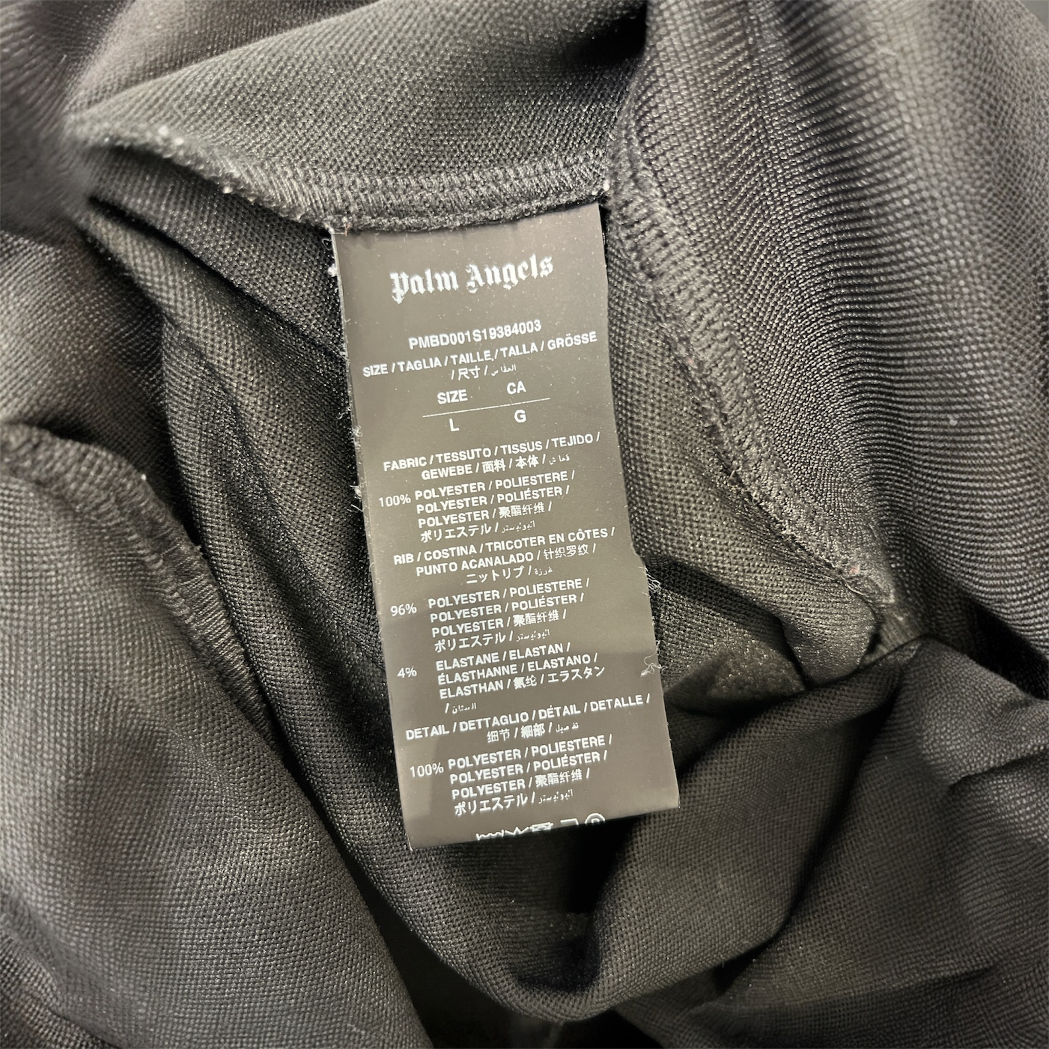 Palm Angels/Jacket/L/Cotton/BLK/Stripe/ view 3