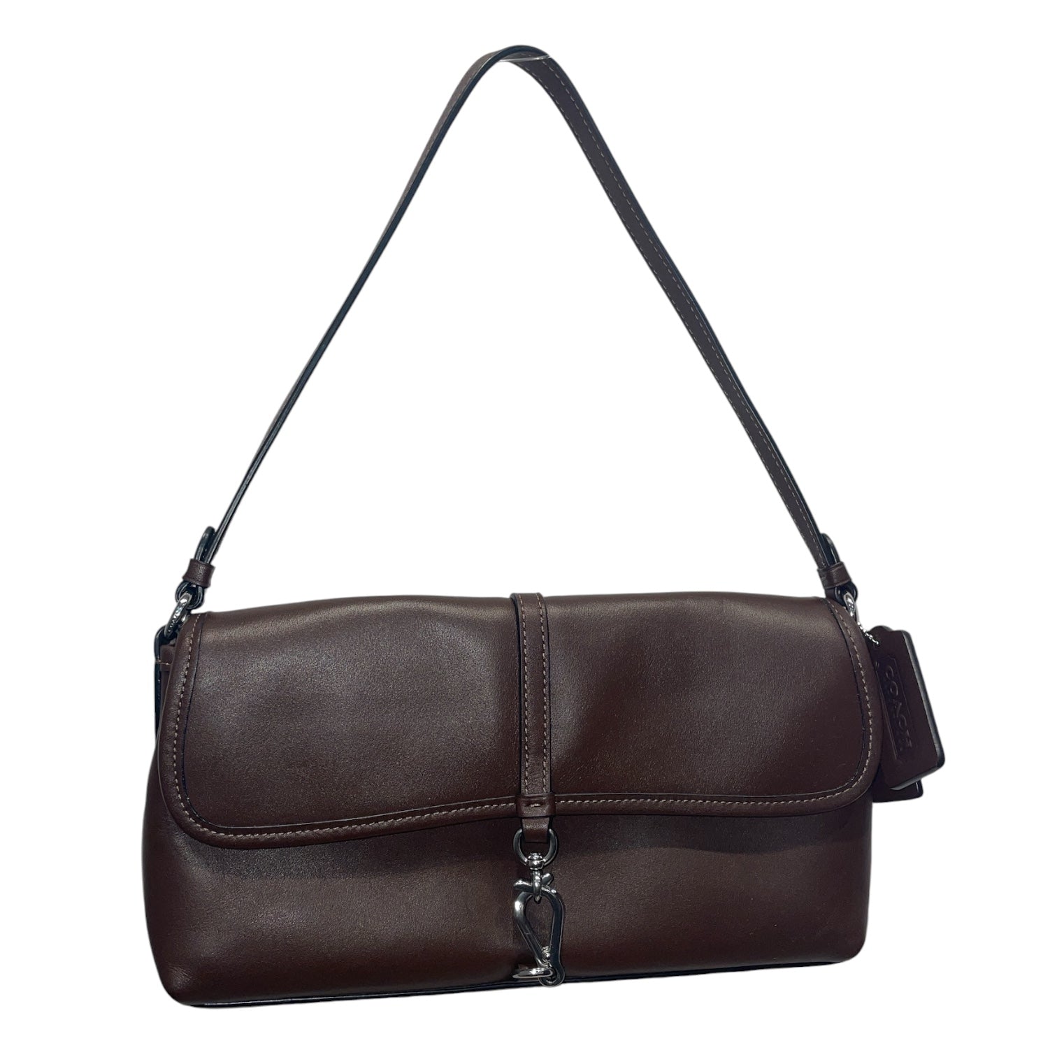 COACH/Tote Bag/Leather/BRW/Hampton Shoulder Bag view 1