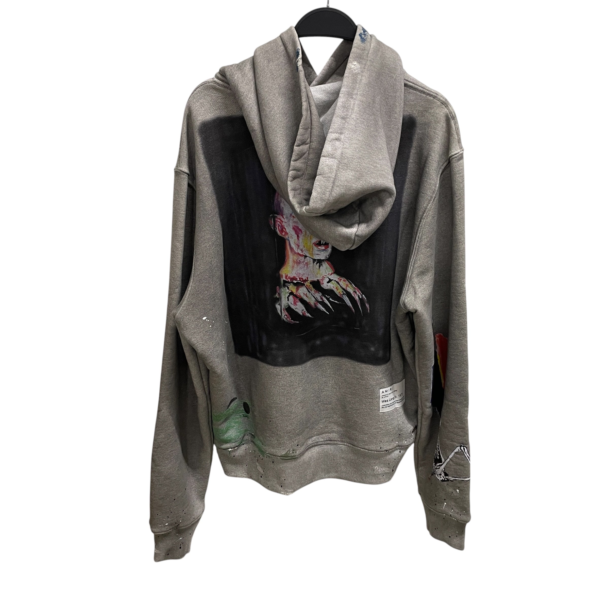 AMIRI/Hoodie/M/Graphic/Cotton/GRY/WES LANG/ VAMPIRE view 2