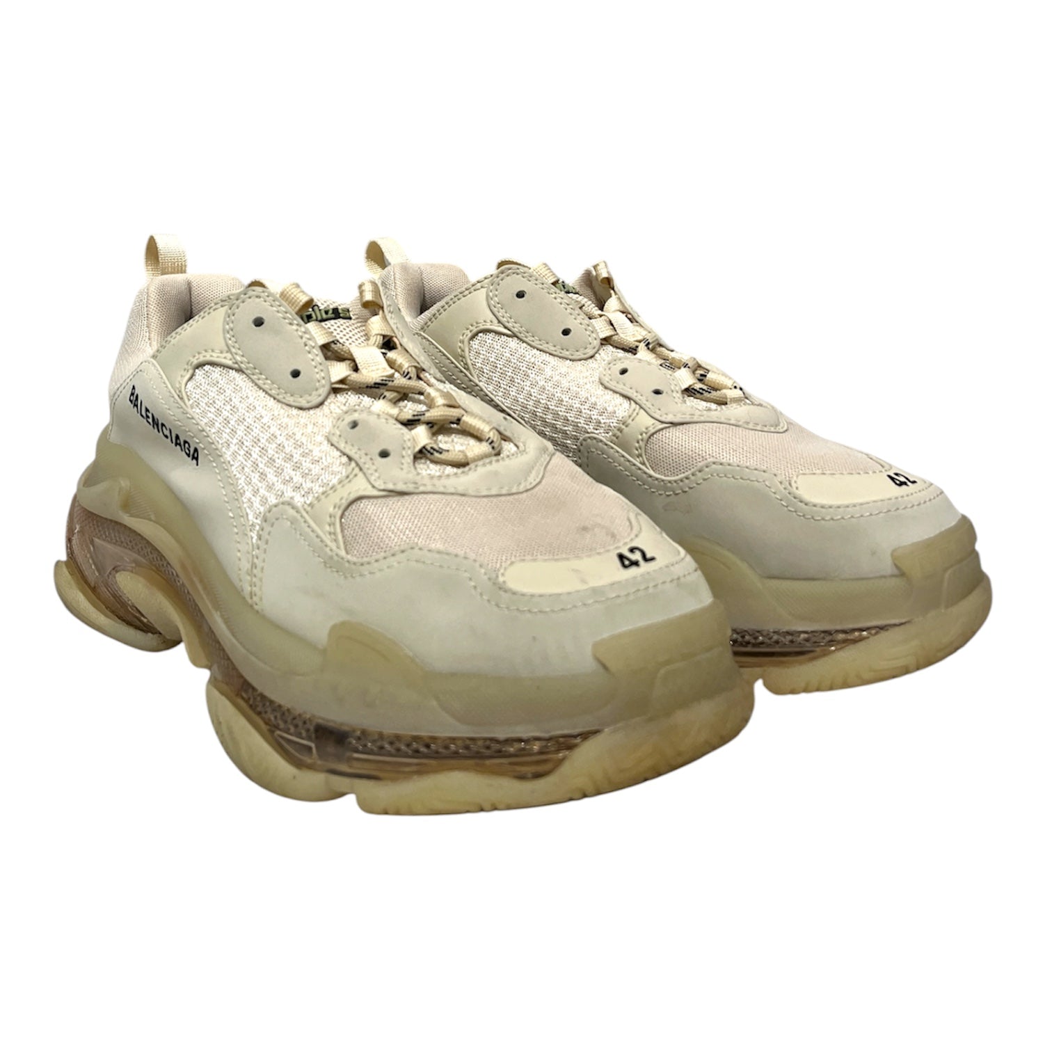 BALENCIAGA/Low-Sneakers/US 9/CRM/triple s sneakers view 1