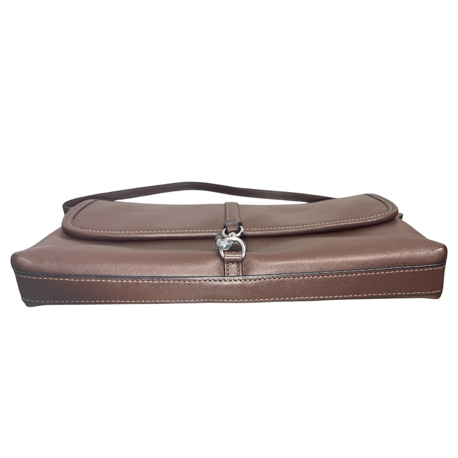 COACH/Tote Bag/Leather/BRW/Hampton Shoulder Bag view 3