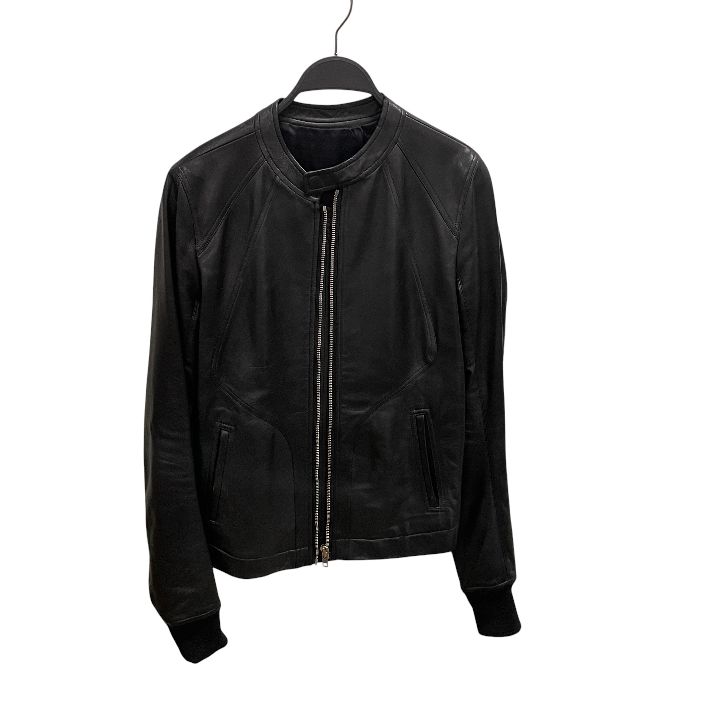 Rick Owens/Leather Jkt/38/Leather/BLK/SLIM FIR MOTO view 1