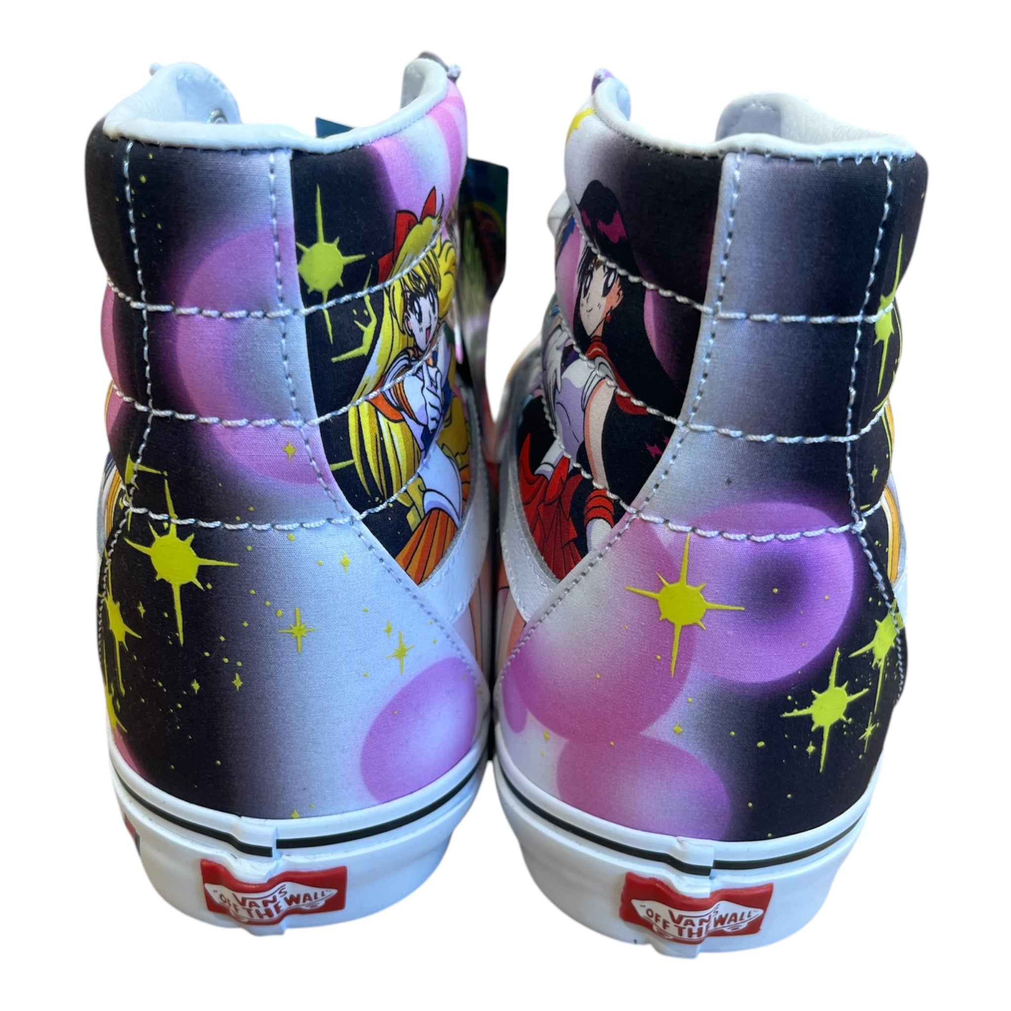 VANS/Hi-Sneakers/US 11.5/Cotton/WHT/sk8 HI SAILOR MOON view 3