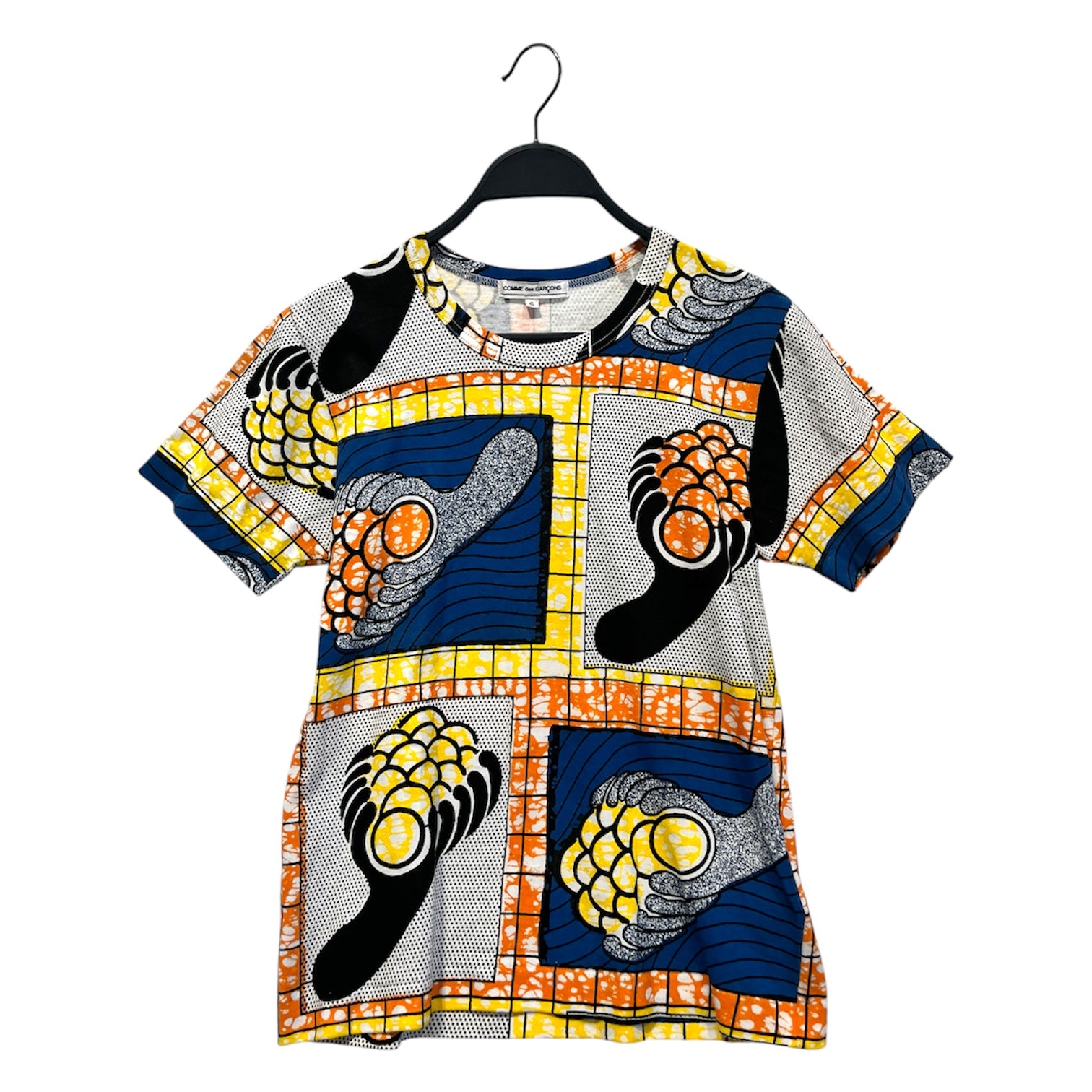 COMME des GARCONS/T-Shirt/S/Graphic/Cotton/MLT/COMME SS 08 WEST AFRICAN view 1