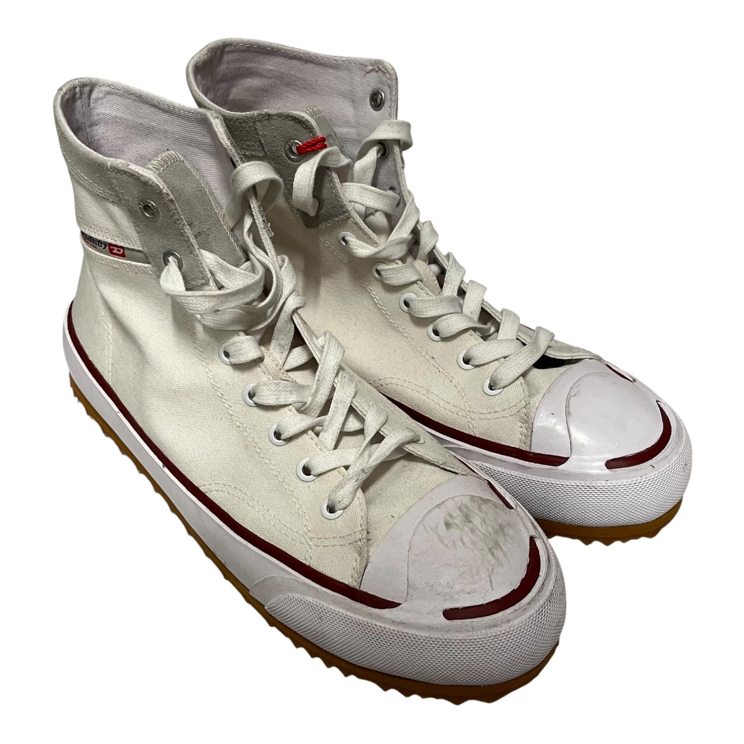 DIESEL/Hi-Sneakers/US 11/Cotton/WHT/S-PRINCIPIA MID WHITE view 1