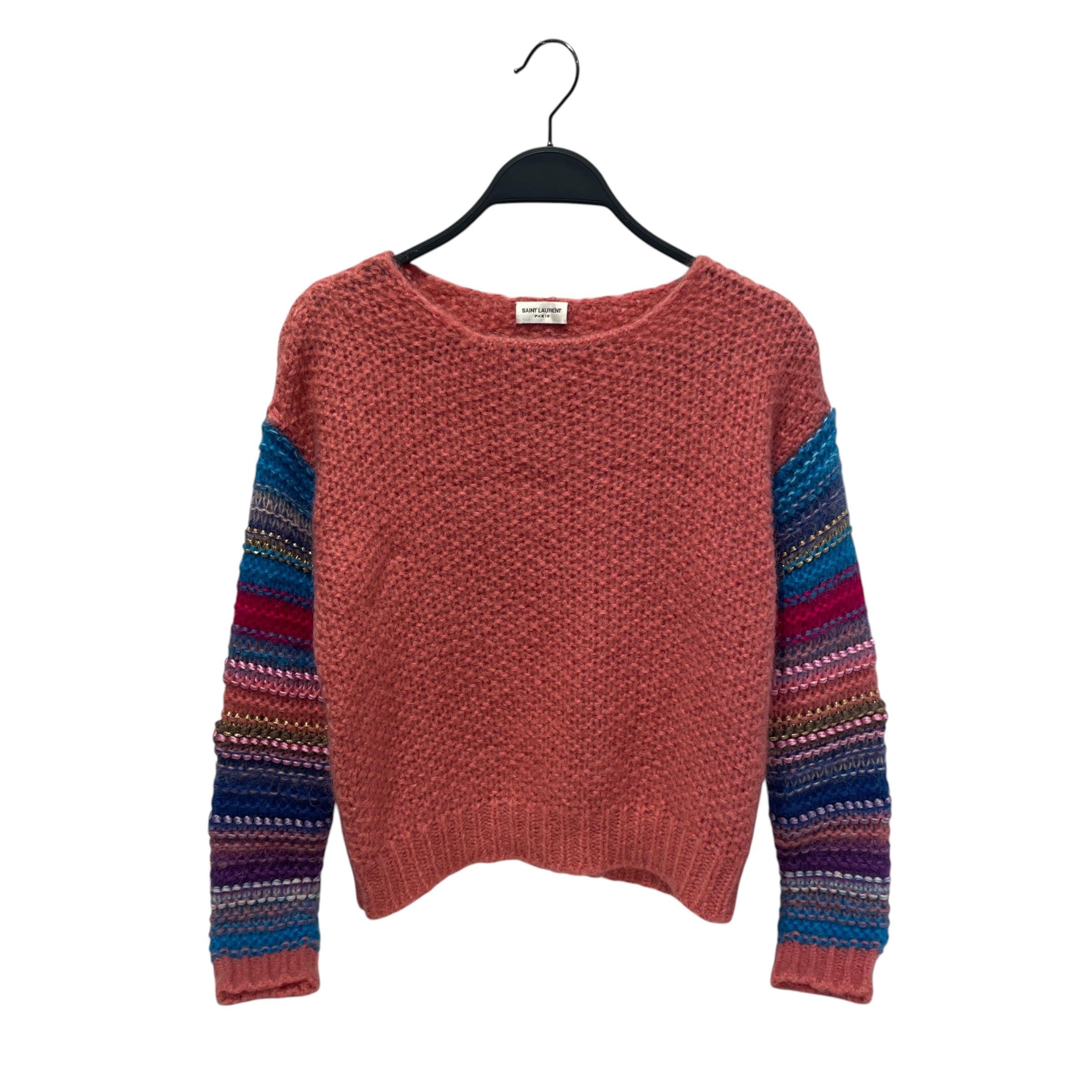 SAINT LAURENT/Sweater/XS/Stripe/Mohair/MLT/Blend Sweater view 1