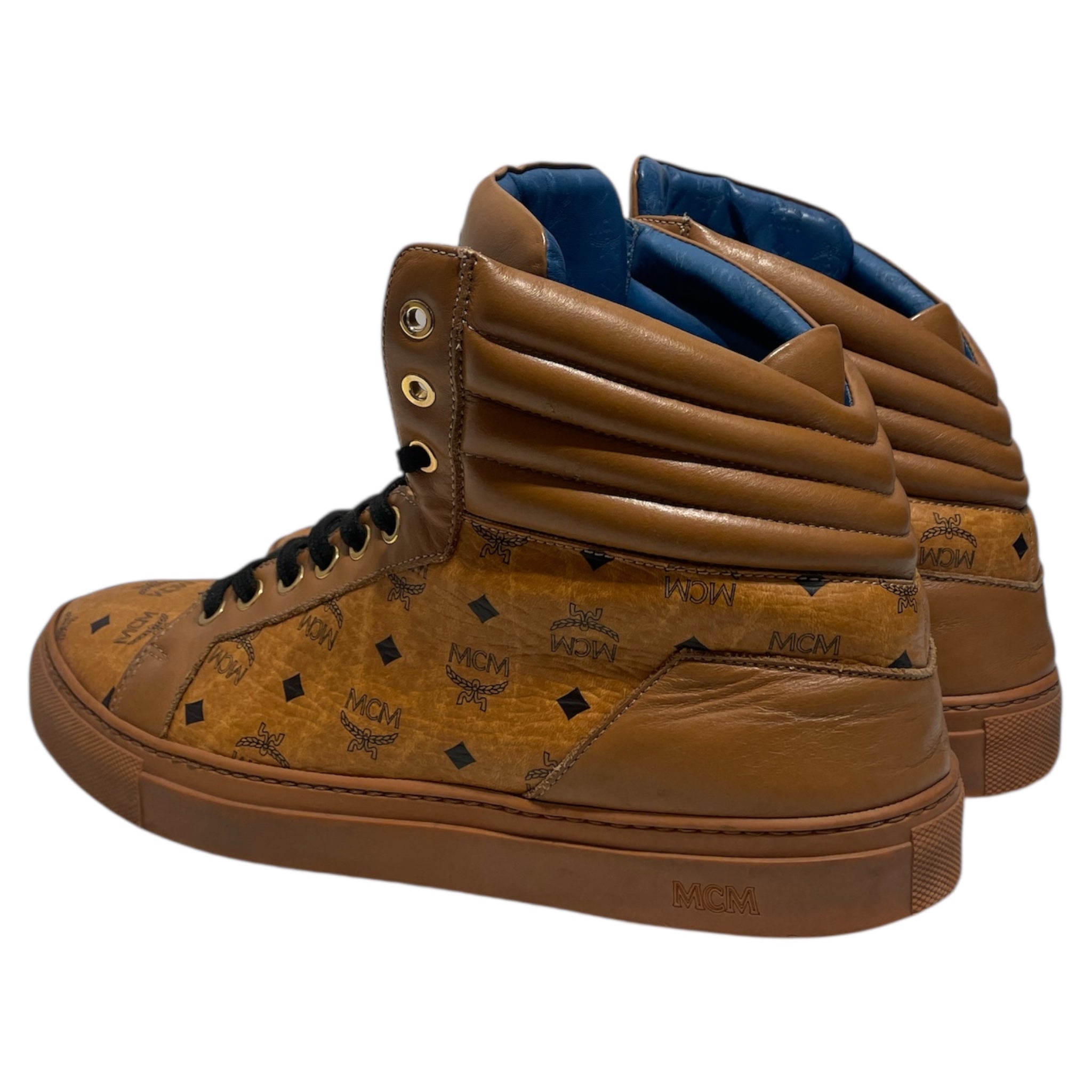 MCM/Hi-Sneakers/US 10/All Over Print/Leather/CML/ view 2