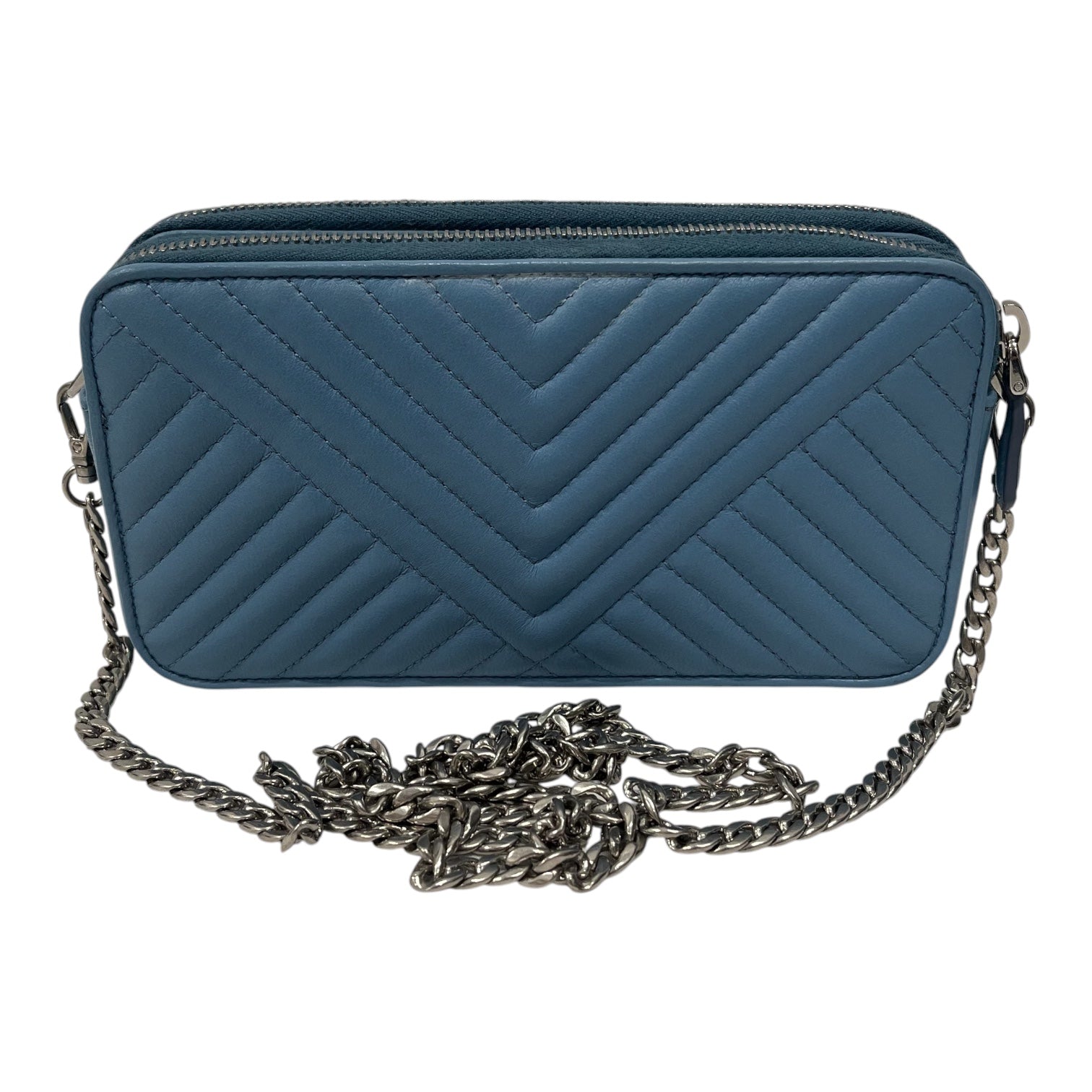PRADA/Cross Body Bag/Leather/BLU/107 view 2