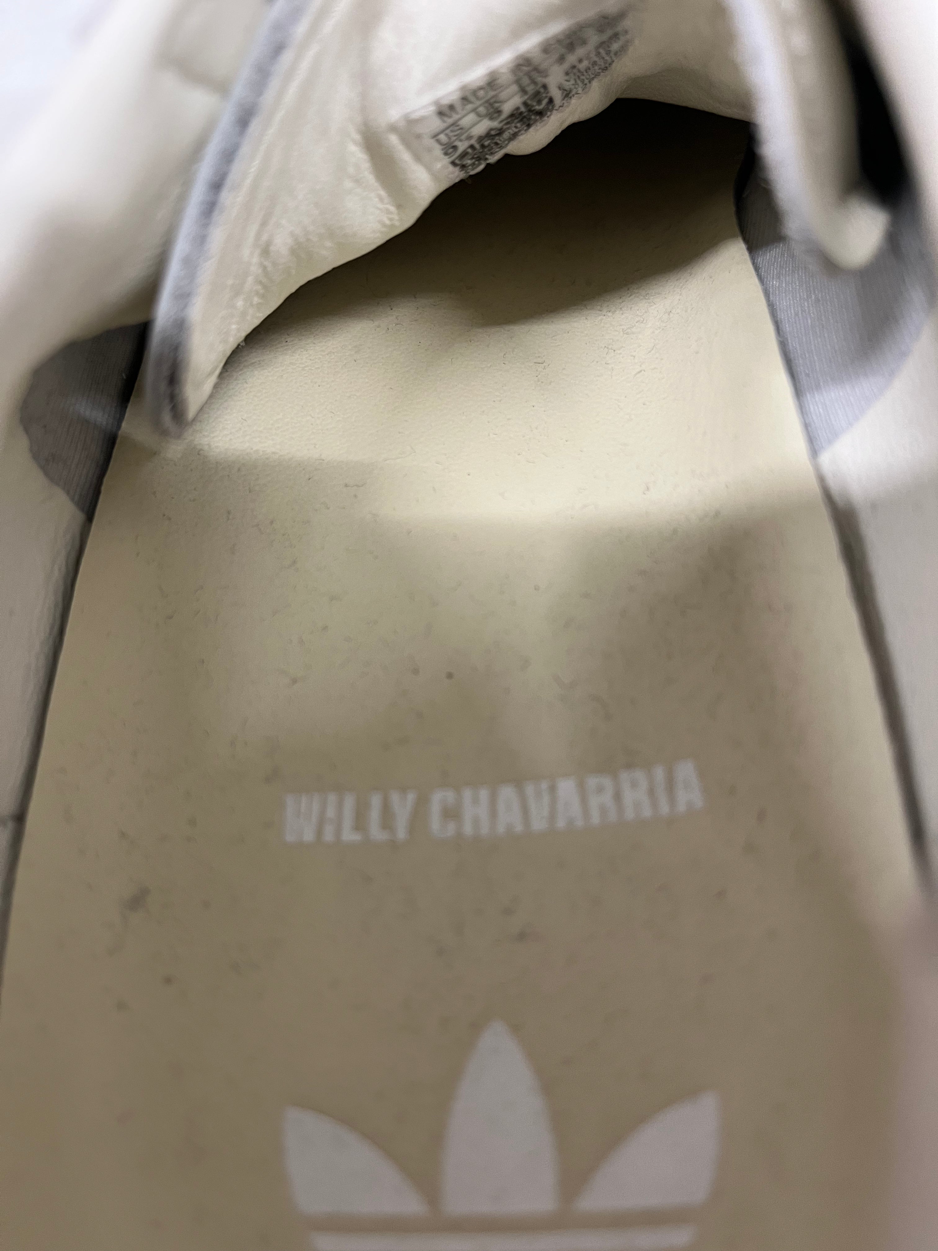 WILLY CHAVARRIA/Low-Sneakers/US 9.5/Leather/WHT/V-Tip/JABBAR DRESS SNEAKERS view 3