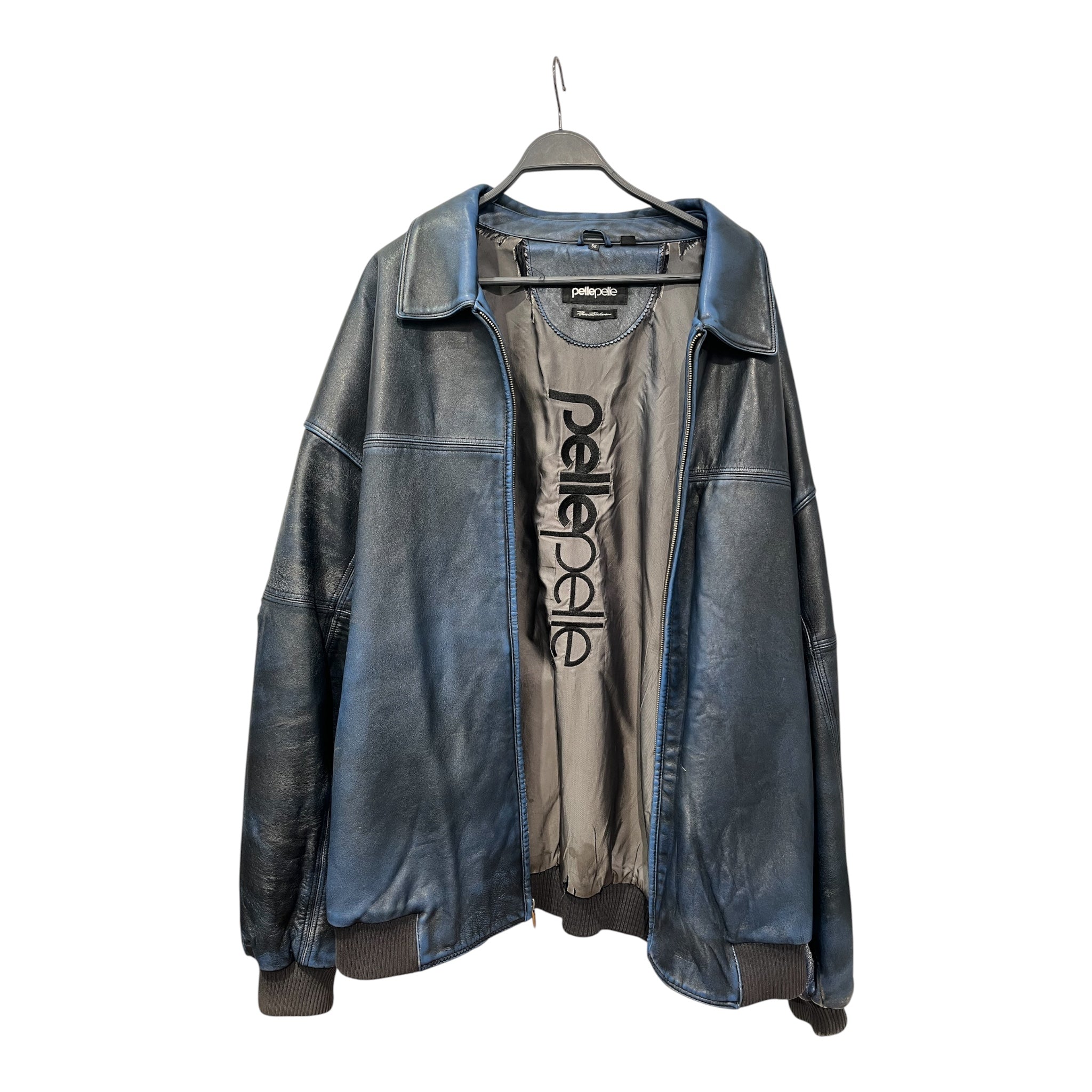 Pelle Pelle/Jacket/45/Leather/BLU/PELLE PELLE BLUE LEATHER view 1