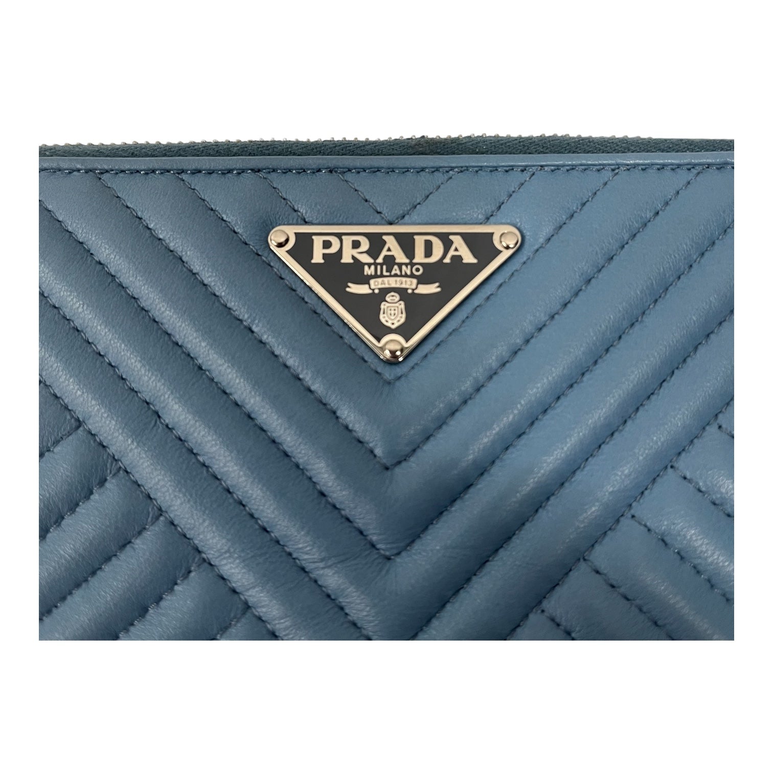PRADA/Cross Body Bag/Leather/BLU/107 view 5