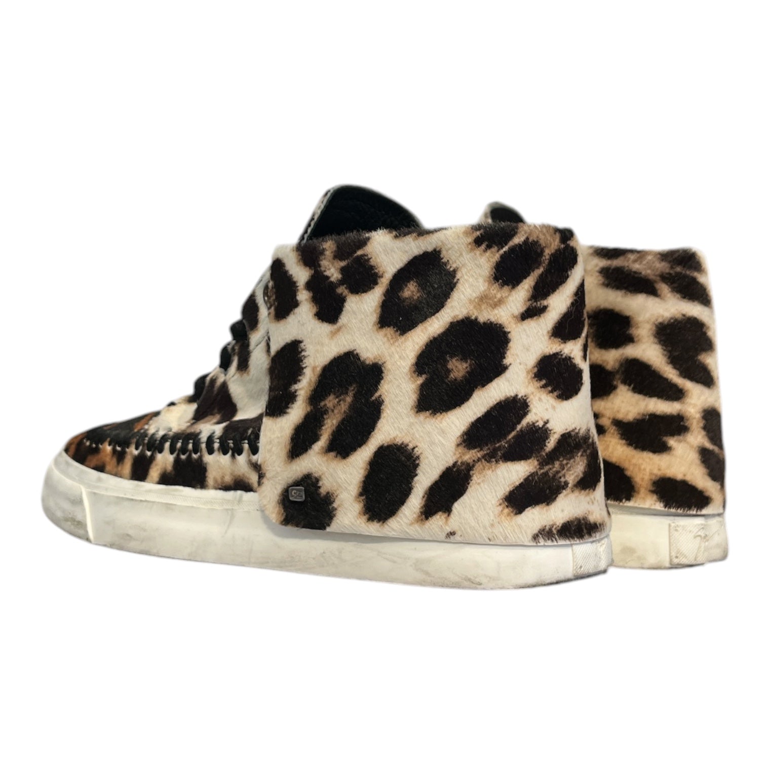 Giuseppe Zanotti/Hi-Sneakers/EU 44/Animal Pattern/Fur/BRW/ view 2