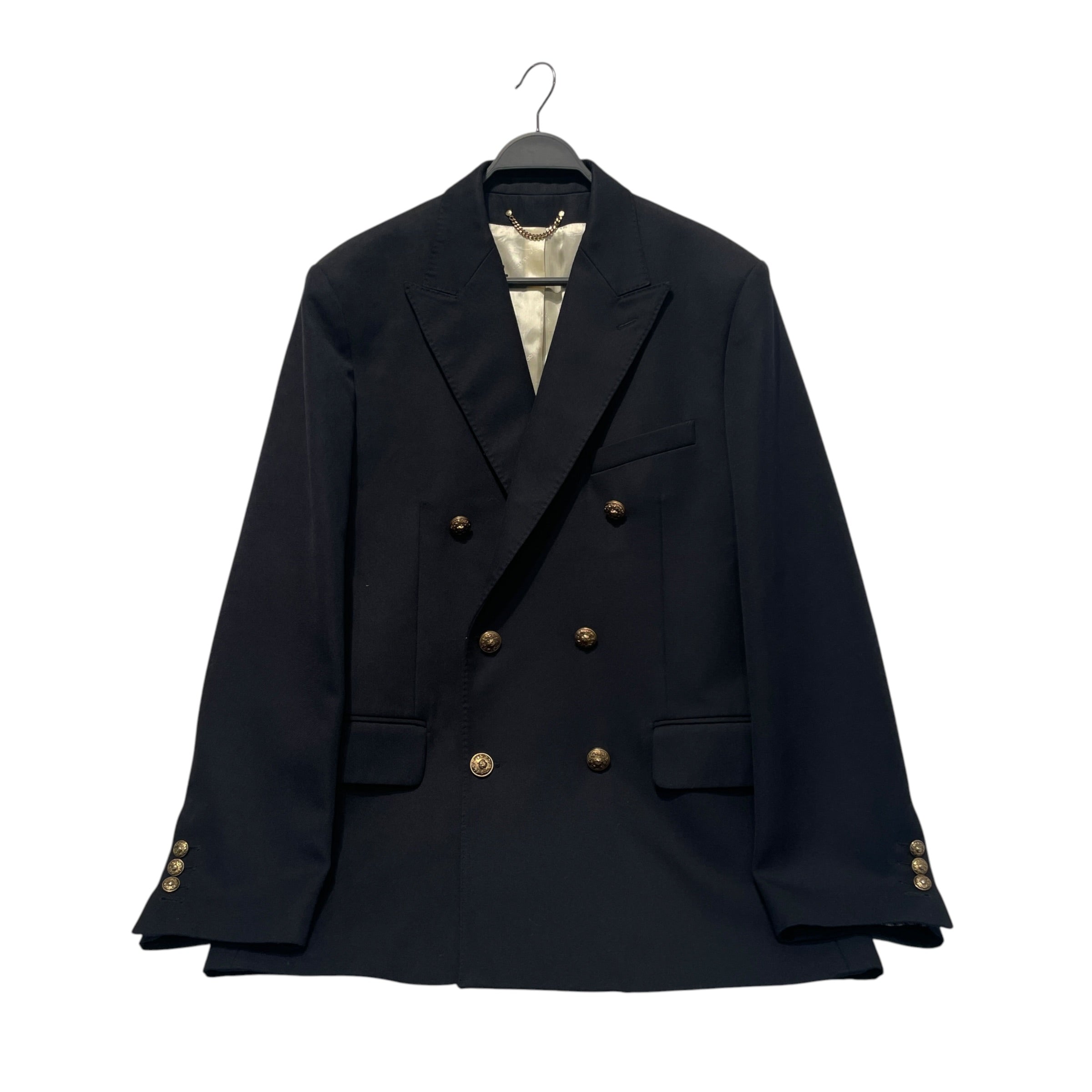 GOLDEN GOOSE/Tailored Jkt/54/Cotton/NVY/Button-up Two Star Blazer view 1