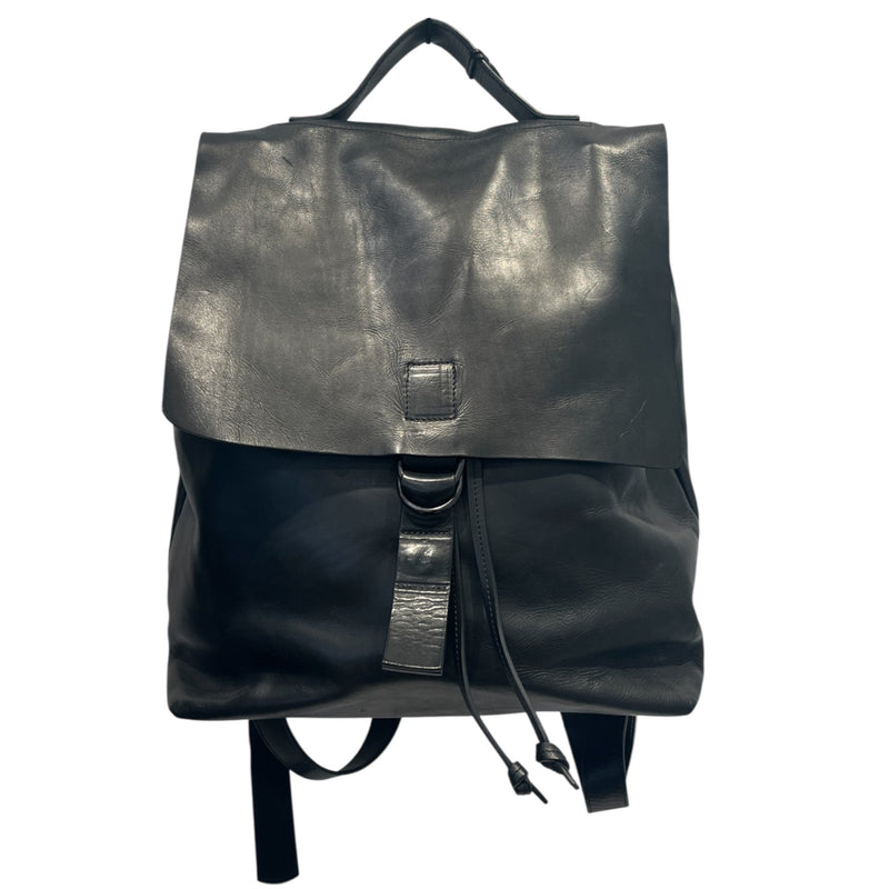 Marsell/Backpack/OS/Leather/BLK/MARSELL BLACK PATTINA BACKPACK