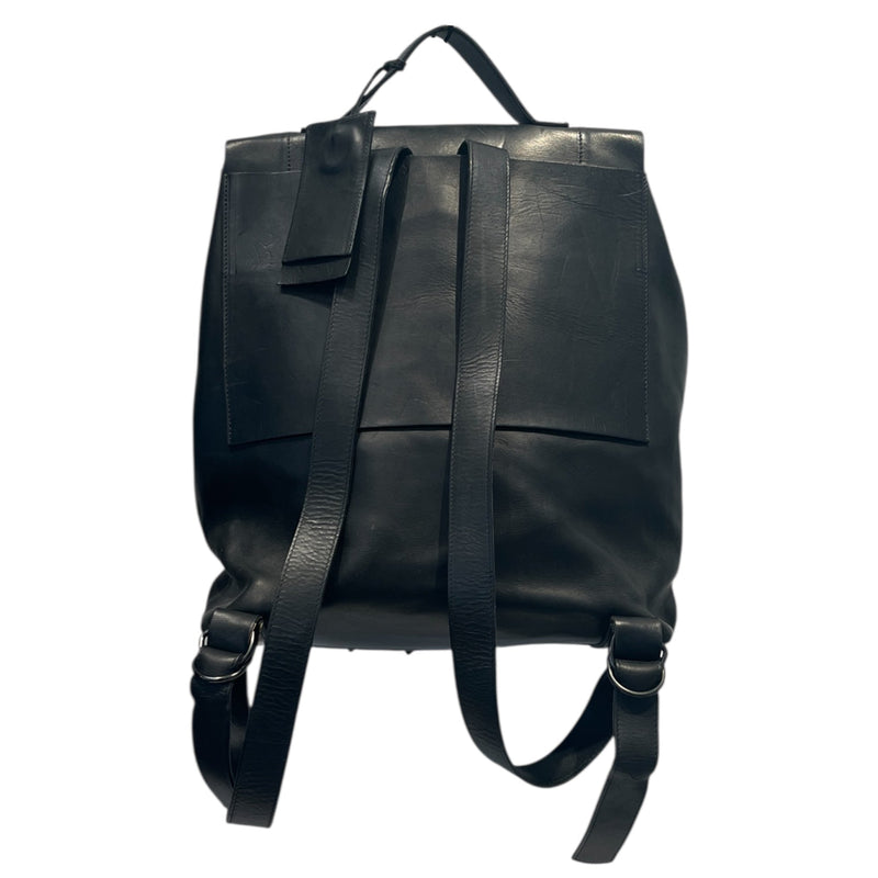 Marsell/Backpack/OS/Leather/BLK/MARSELL BLACK PATTINA BACKPACK