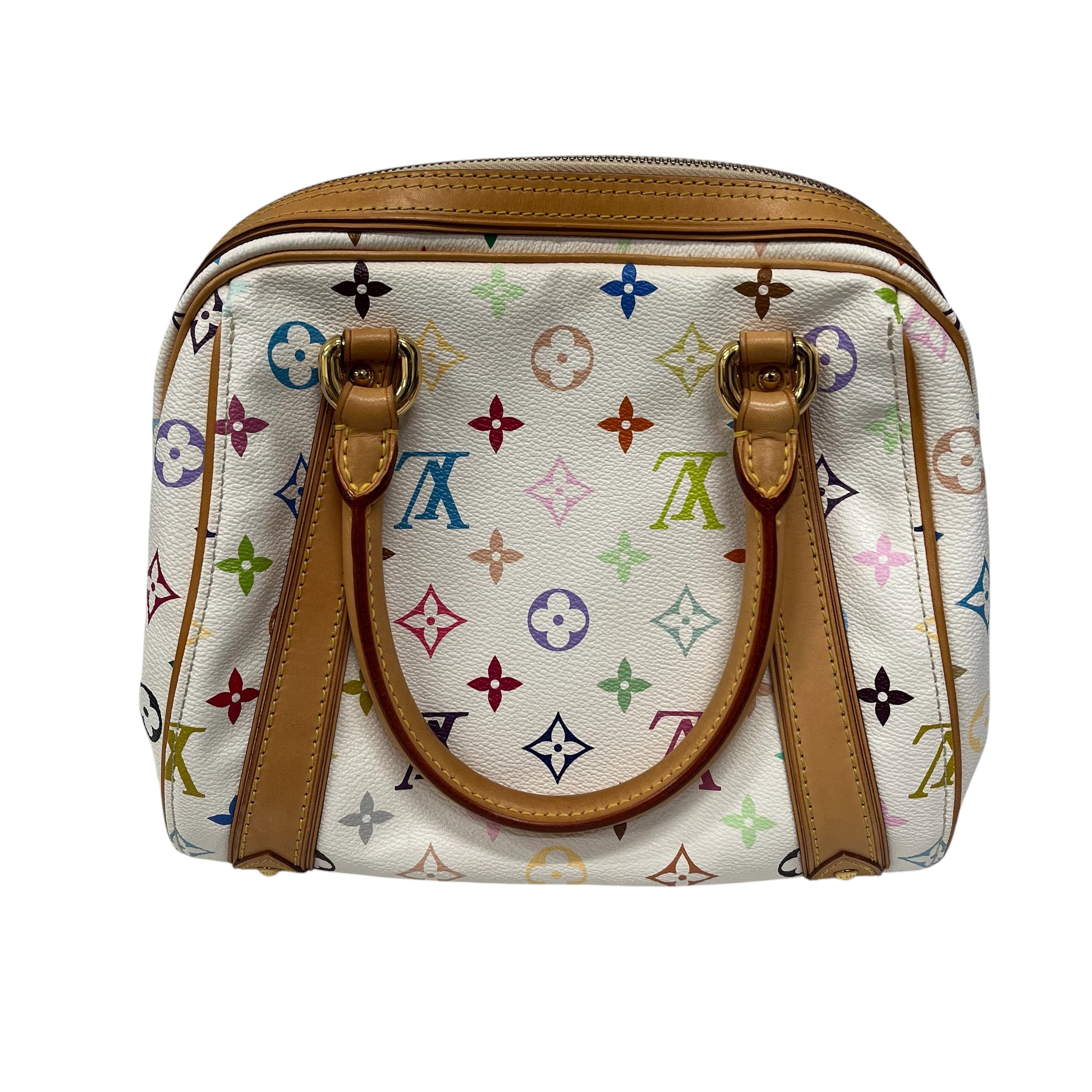 LOUIS VUITTON/Hand Bag/Monogram/Leather/WHT/Priscilla Multico view 2