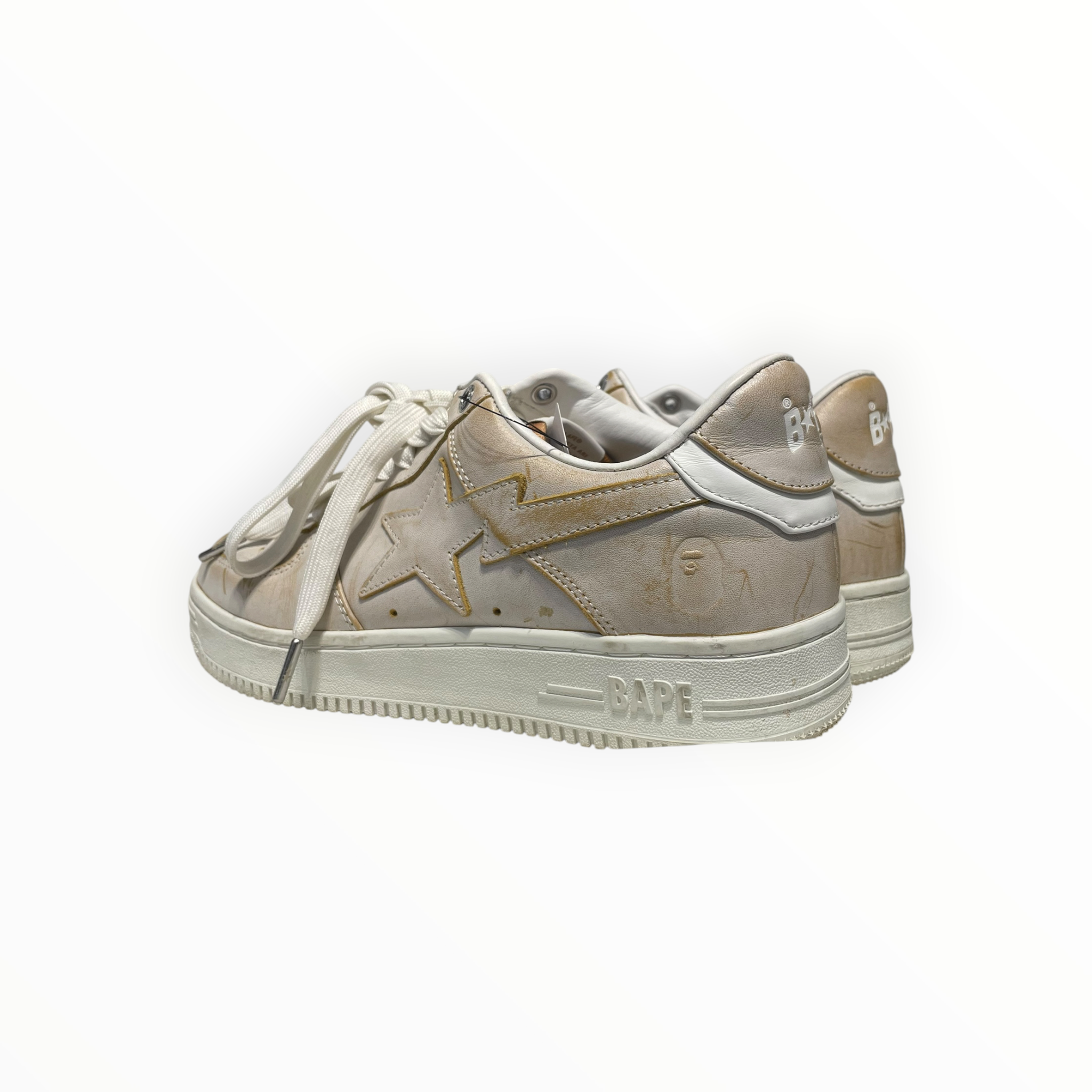 BAPE STA!/Low-Sneakers/US 9/Leather/CML/BAPE STA #5 BEIGE view 2