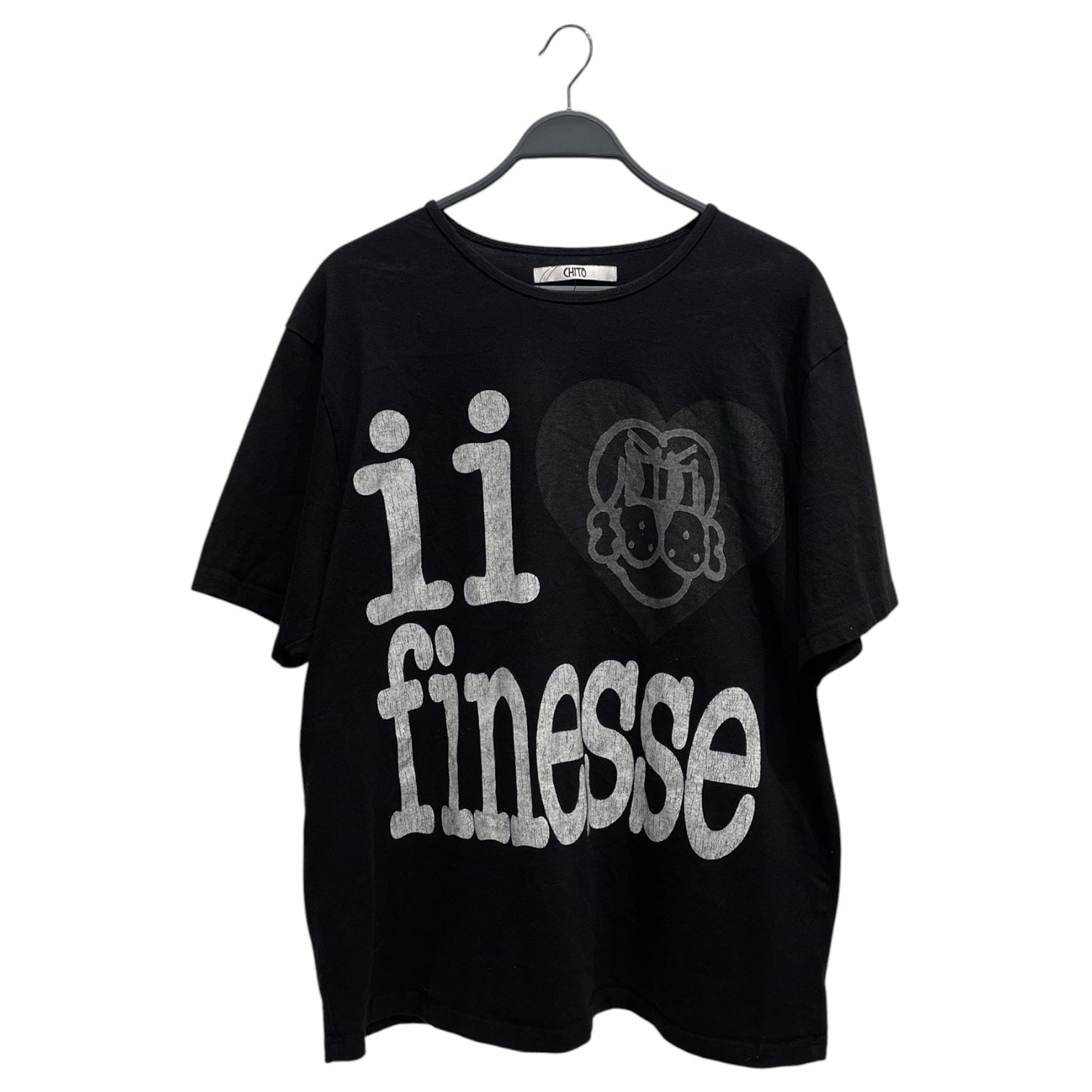 CHITO/T-Shirt/Cotton/BLK/I <3 FINESSE view 1
