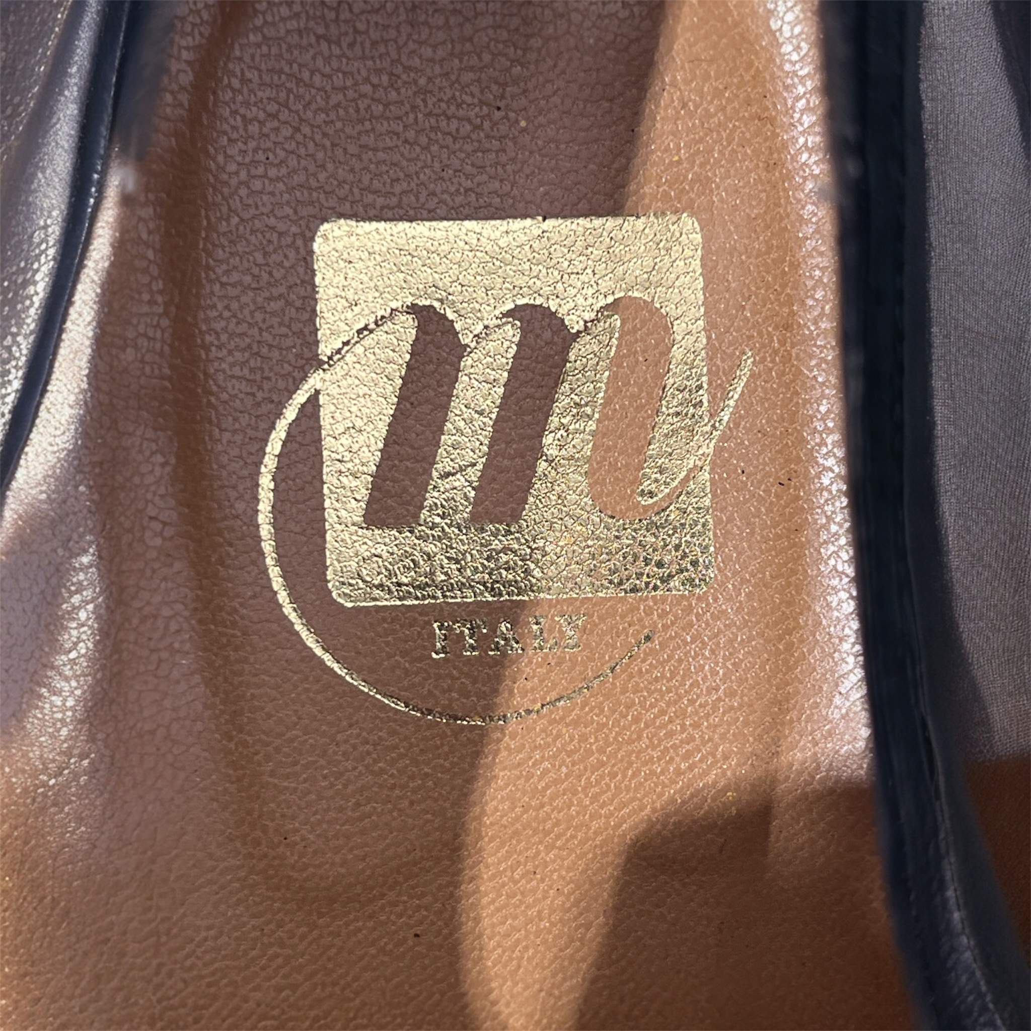 M/Dress Shoes/US 10.5/Animal Pattern/Leather/NVY/CROC LOAFERS view 3