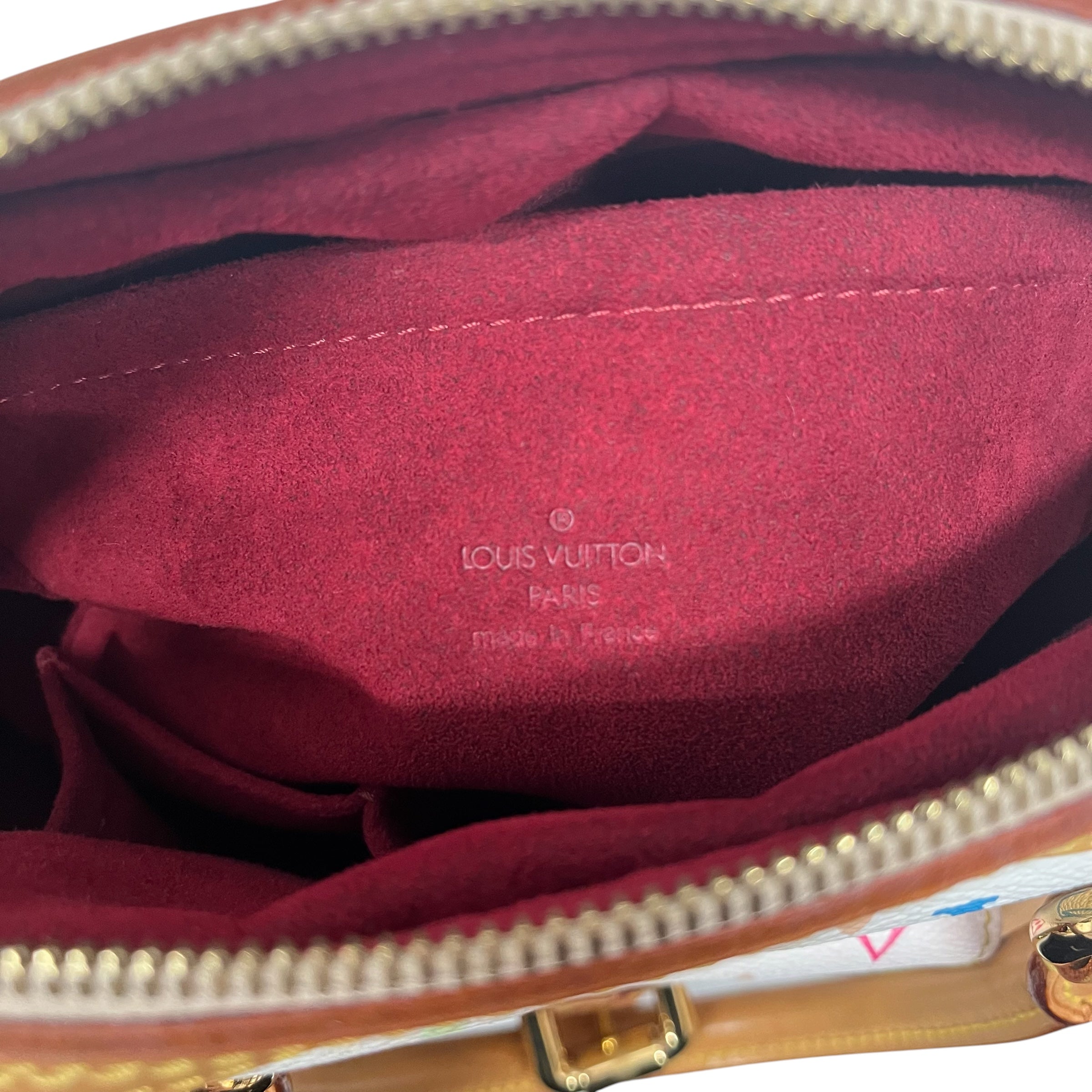 LOUIS VUITTON/Hand Bag/Monogram/Leather/WHT/Priscilla Multico view 5