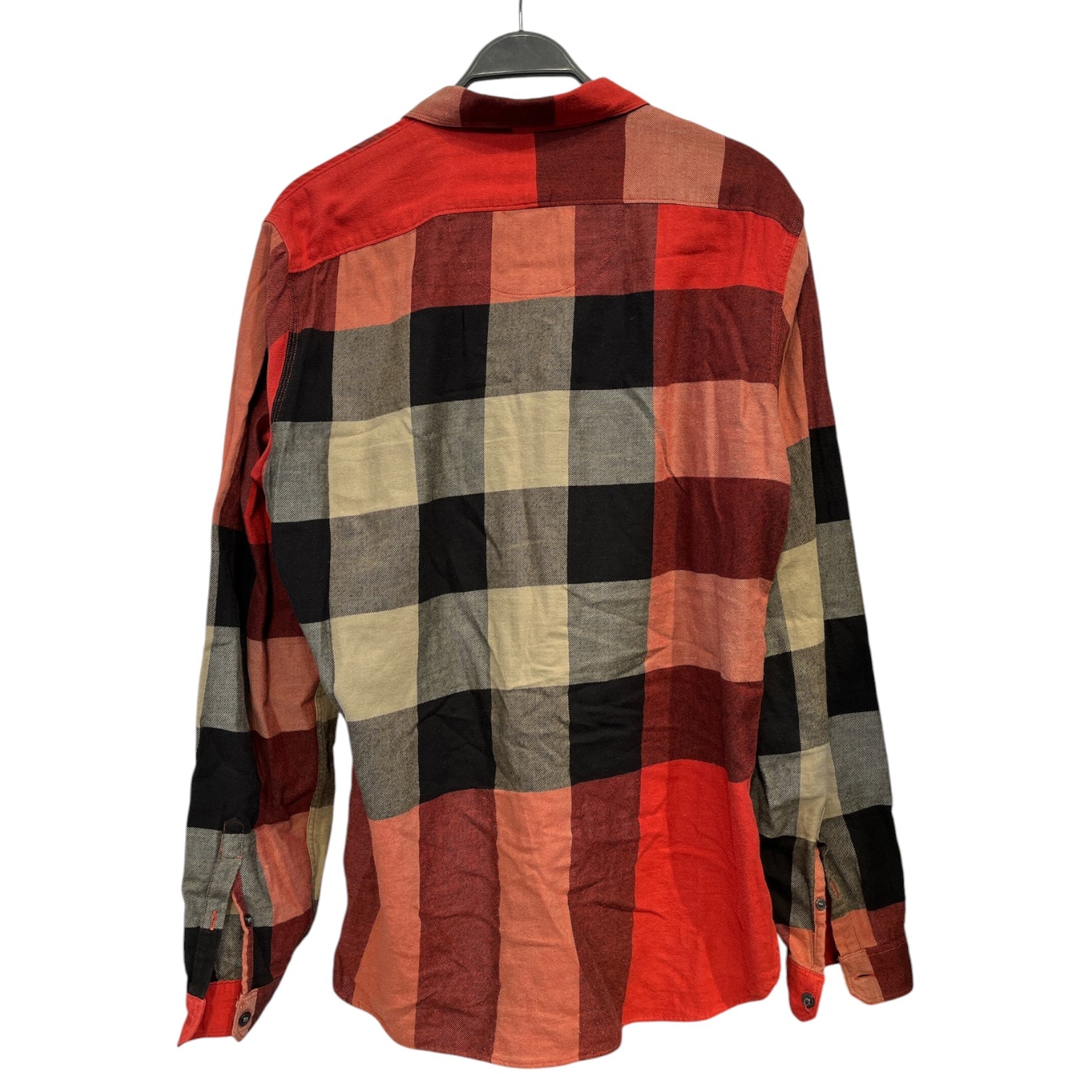 BURBERRY BRIT/LS Shirt/L/Cotton/RED/Plaid/ view 2