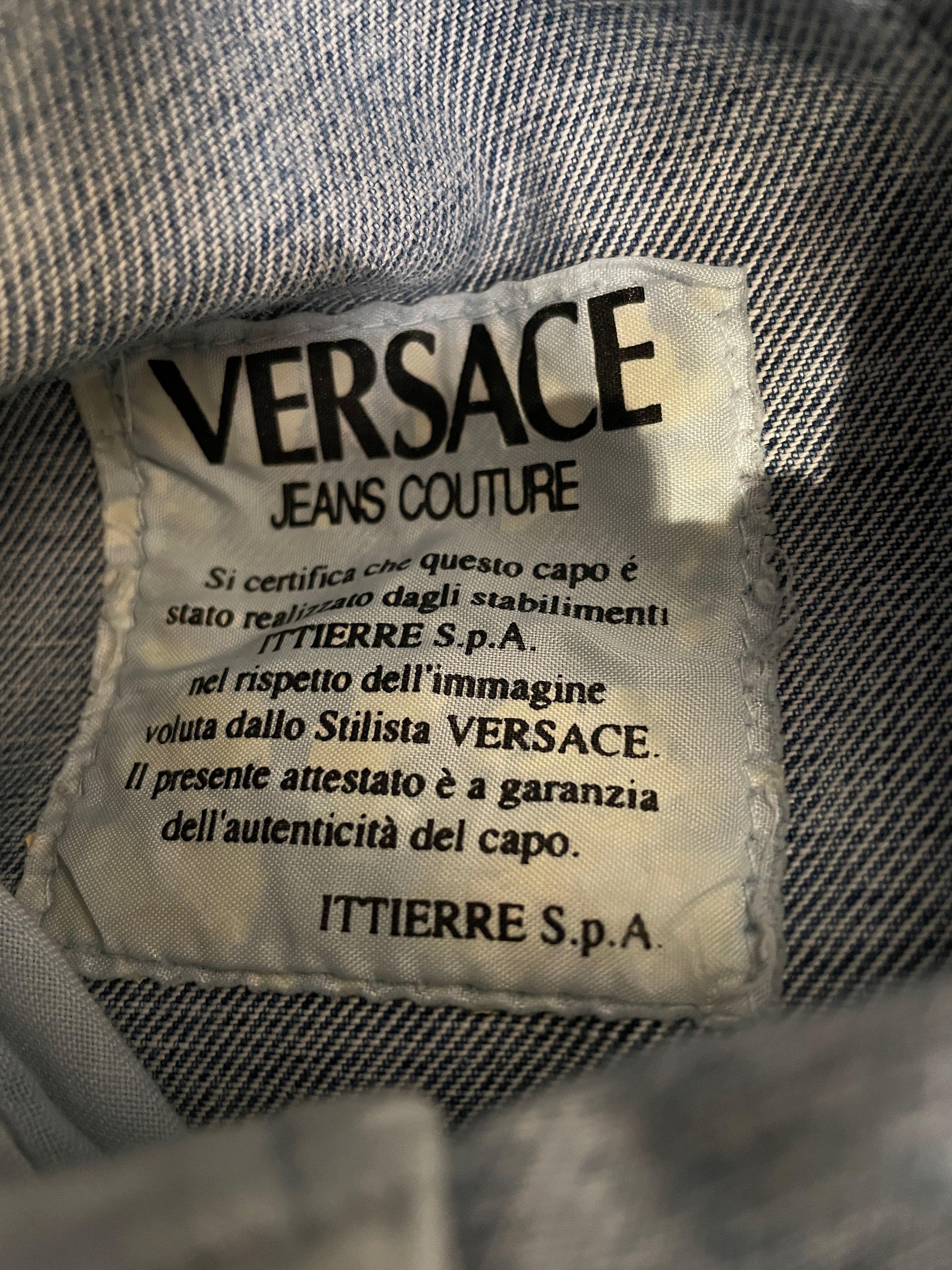 VERSACE JEANS COUTURE/Straight Pants/31/Denim/IDG/ view 3