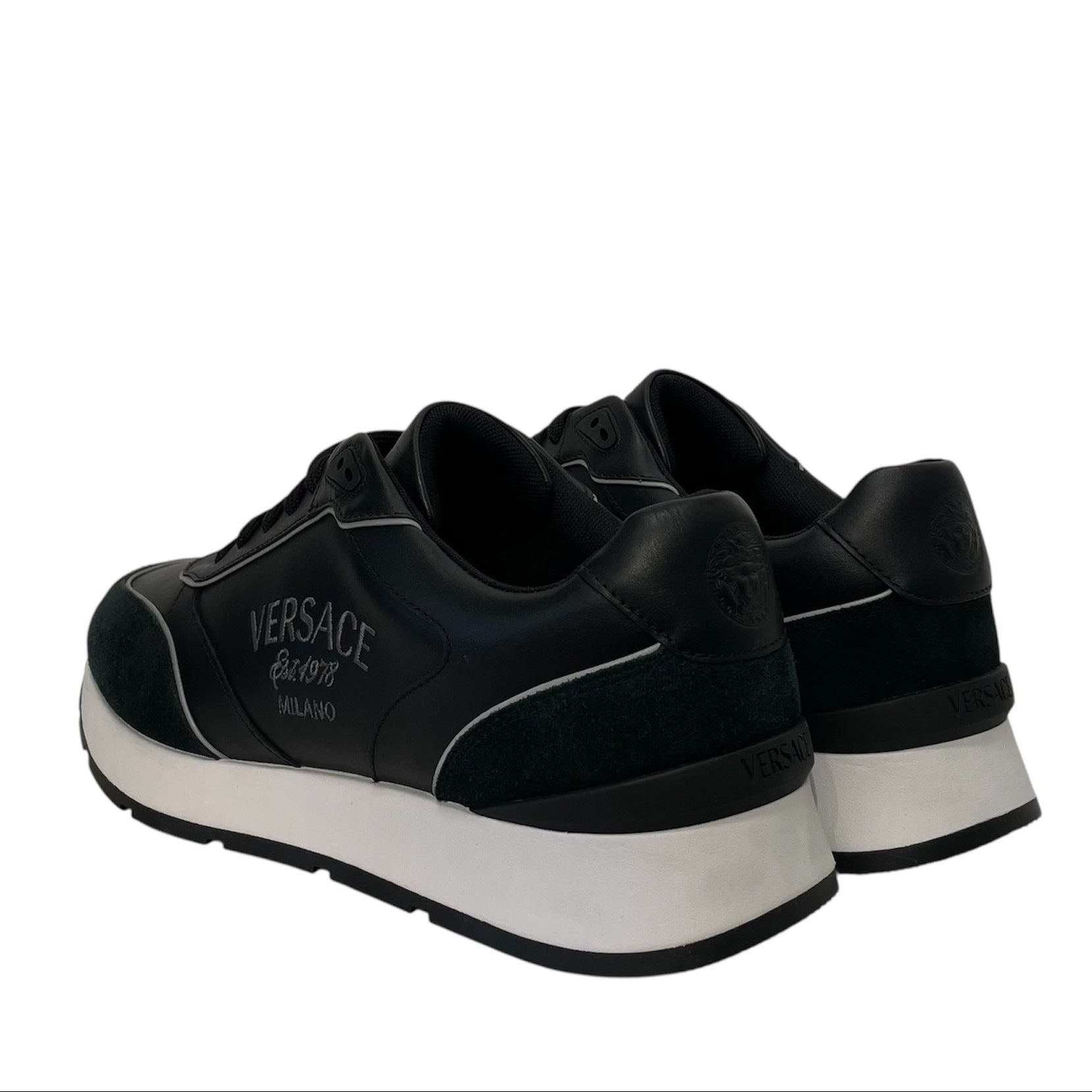 VERSACE/Low-Sneakers/EU 43/BLK/MILno blCK SNEAKERS view 2