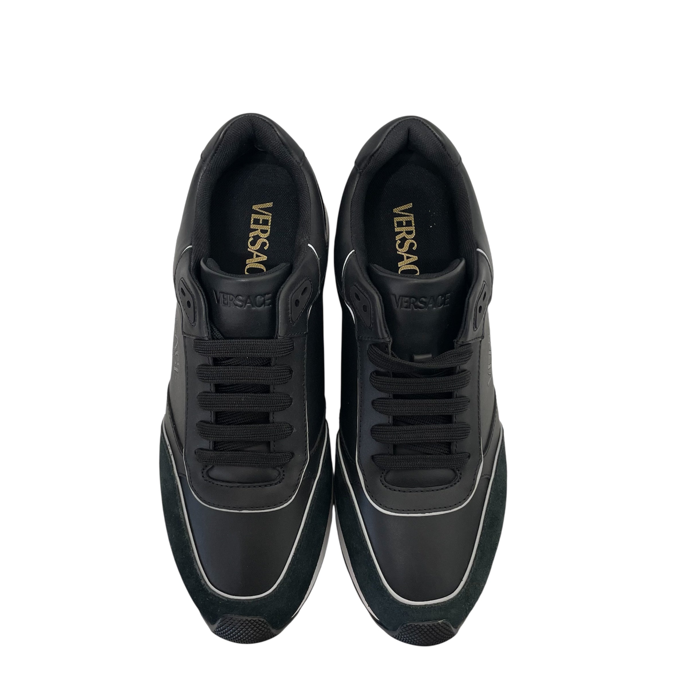 VERSACE/Low-Sneakers/EU 43/BLK/MILno blCK SNEAKERS view 3