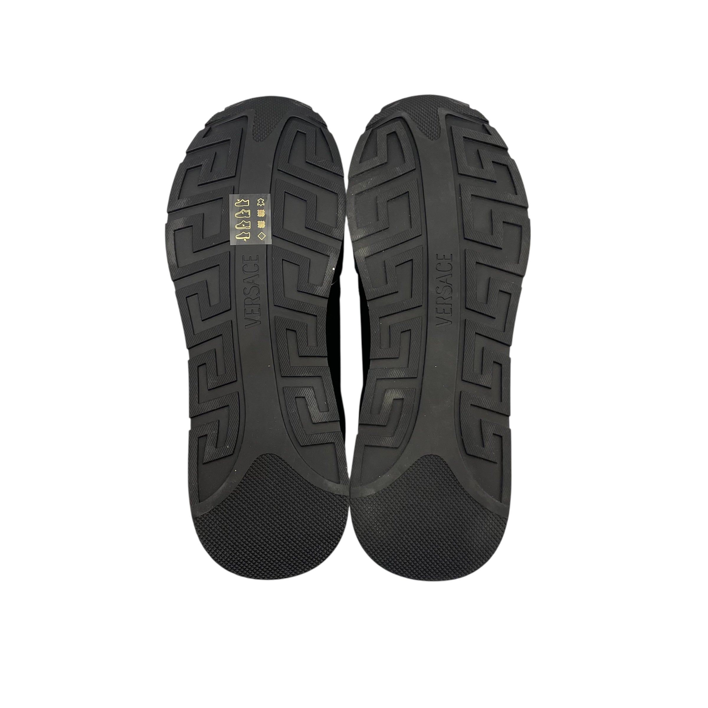 VERSACE/Low-Sneakers/EU 43/BLK/MILno blCK SNEAKERS view 4