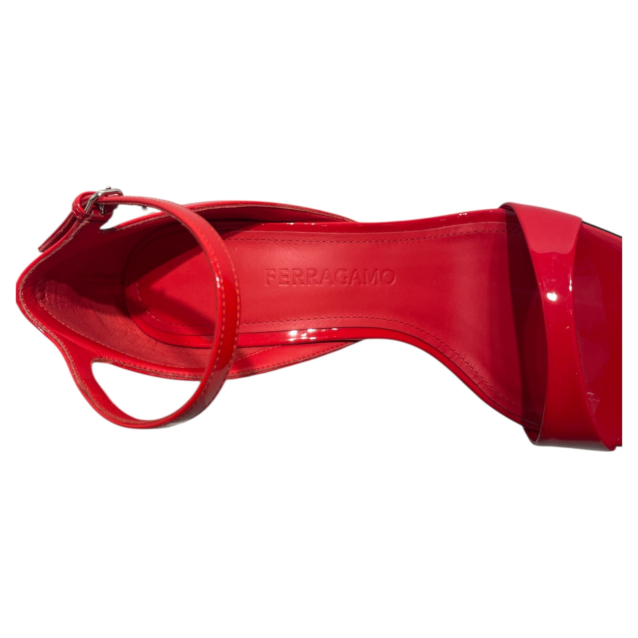 Salvatore Ferragamo/Heels/US 8/Leather/RED/ view 3