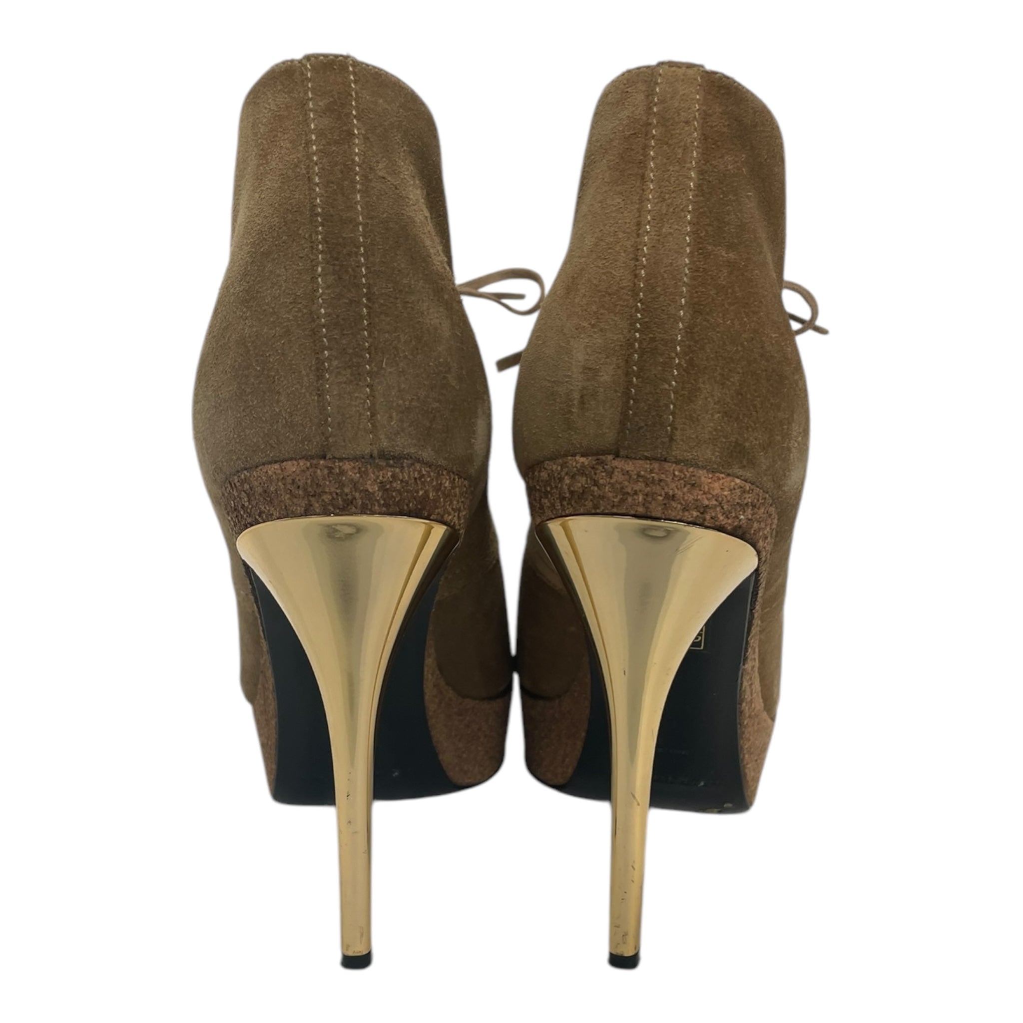 BURBERRY PRORSUM COLLECTION/Heels/US 7.5/Suede/BEG/burberry view 7